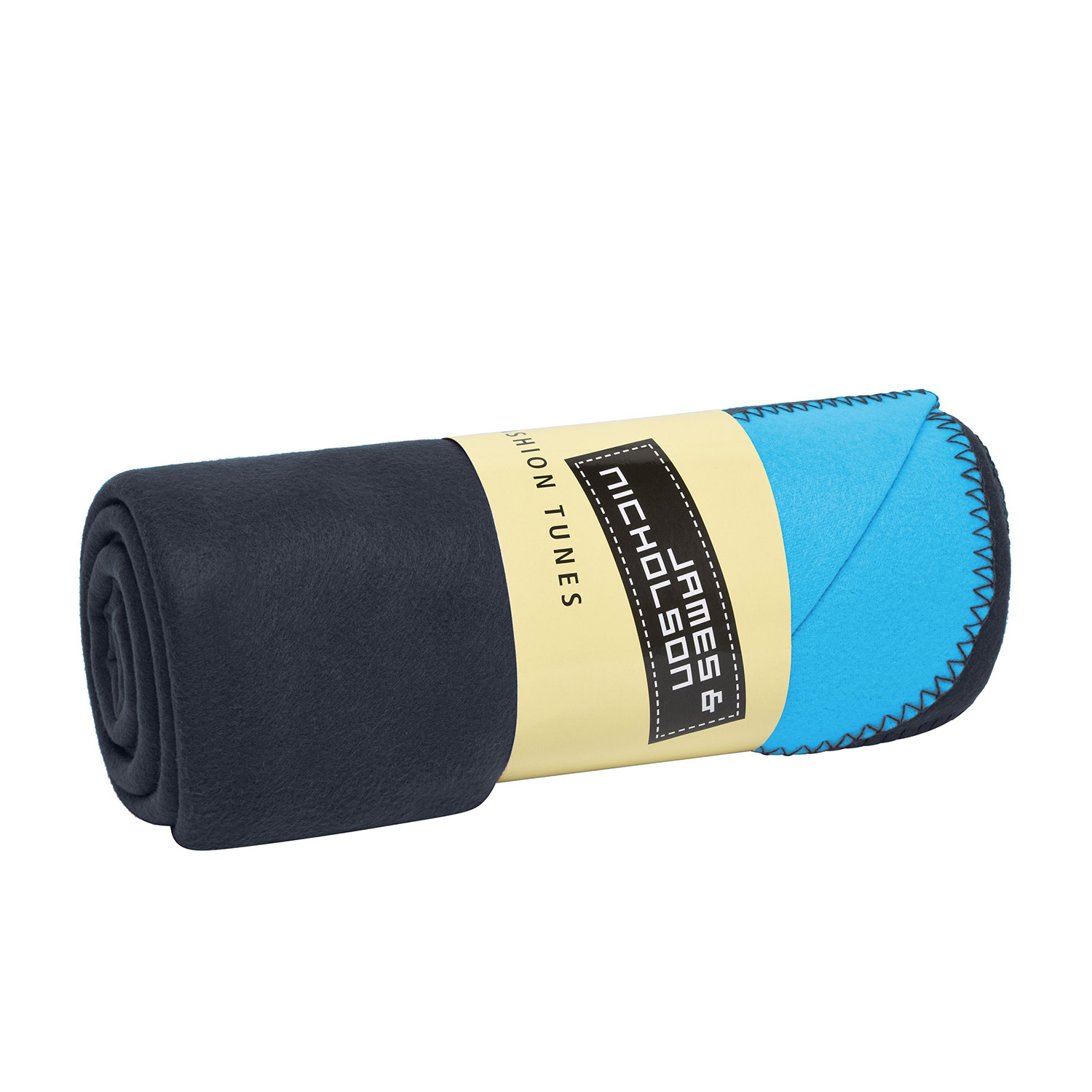 Fleece-Decke, 150 x 170 cm, marine/aqua