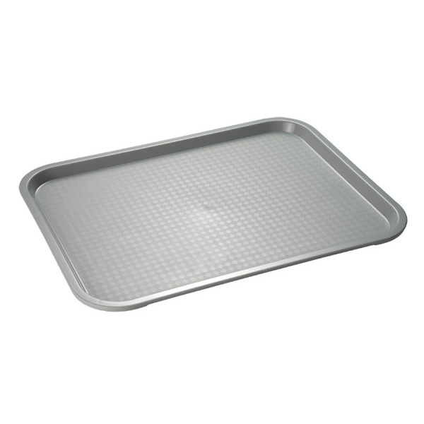 Tablett Fast Food 35 x 27 cm, grau
