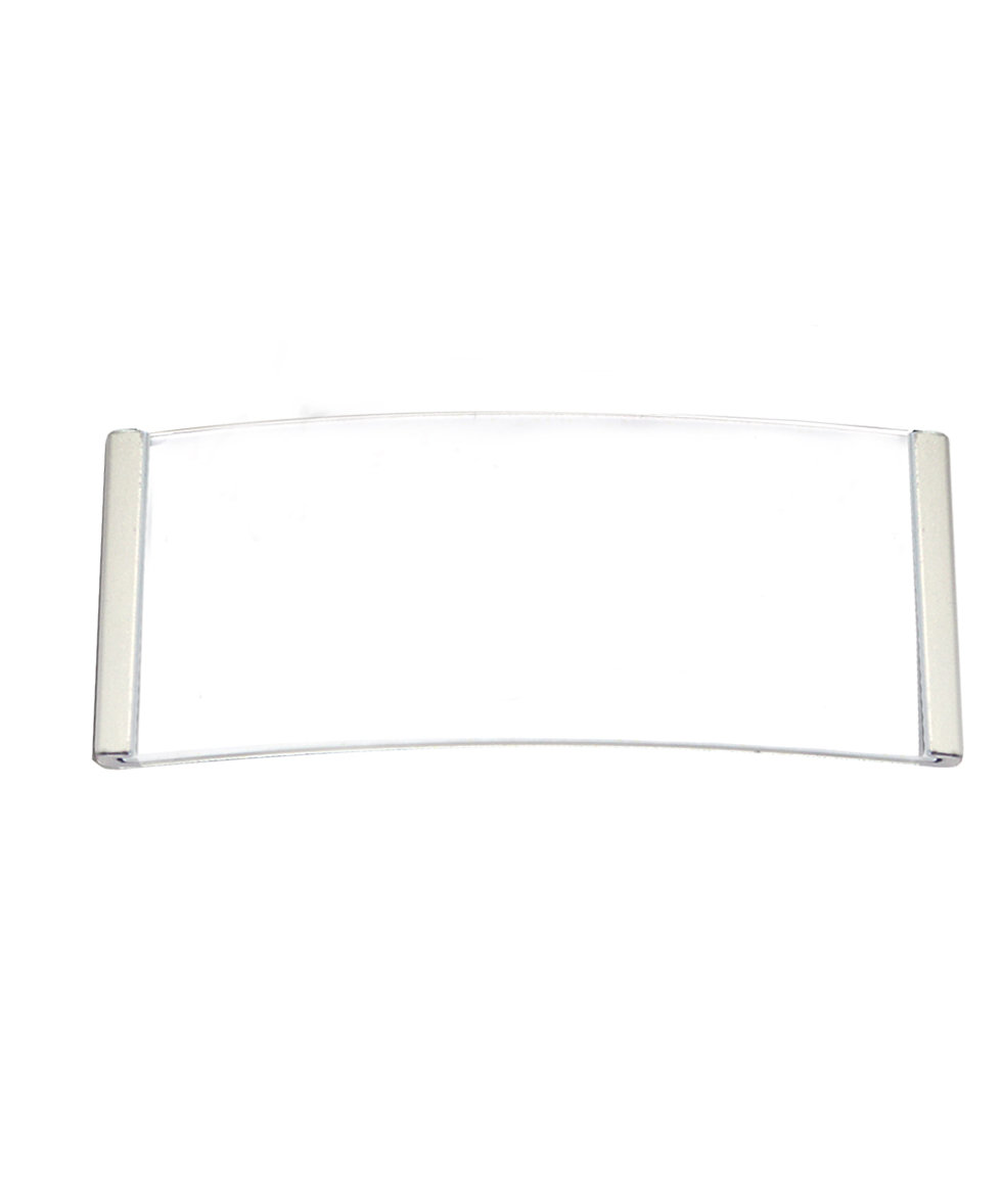 Magnet-Namensschild 78 x 32 mm, alu matt