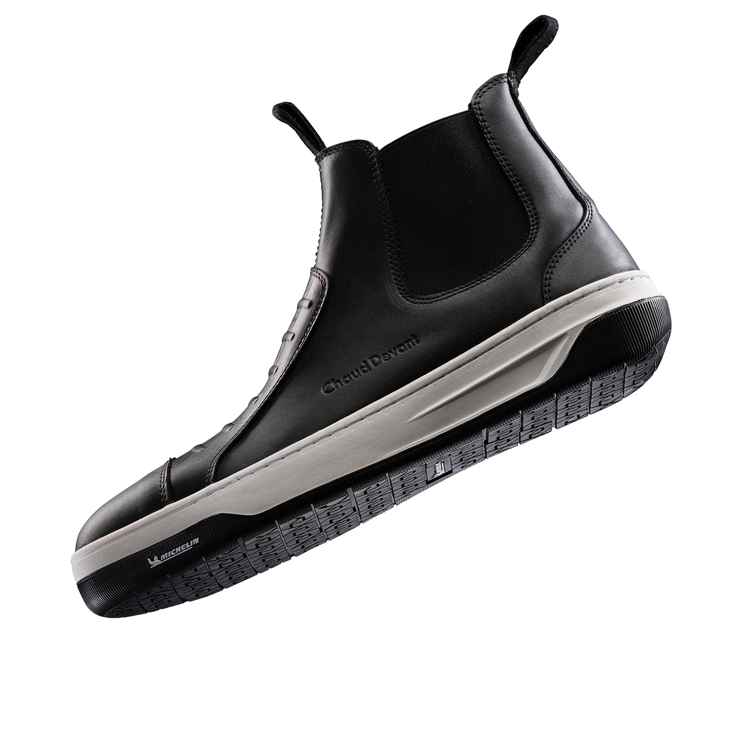 Chaud Devant Schuhe Chefs Footwear Michelin all kitchen floors, mit Sicherheitskappe, high, black,