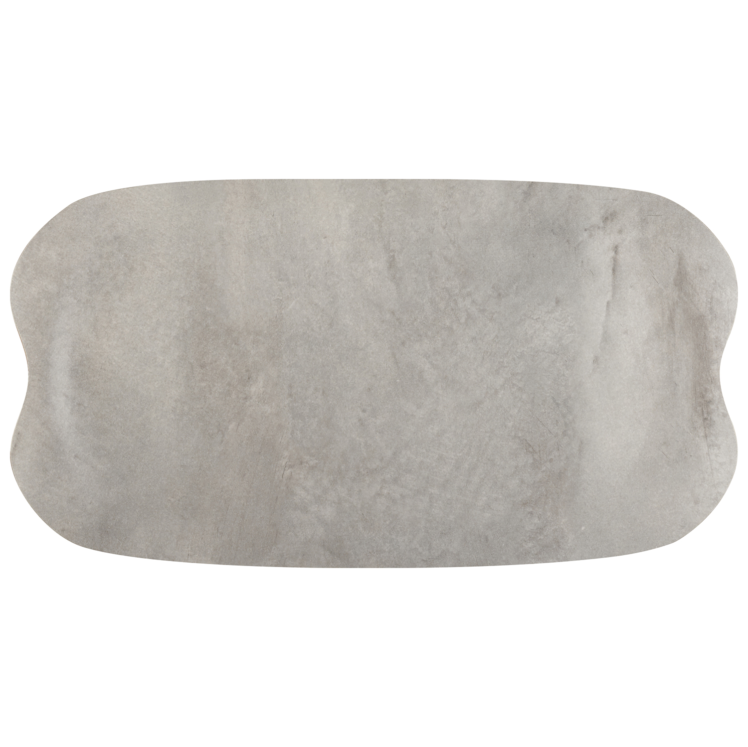 Tablett Earth Tray Wave 43 x 23 cm, Beton, rutschfest