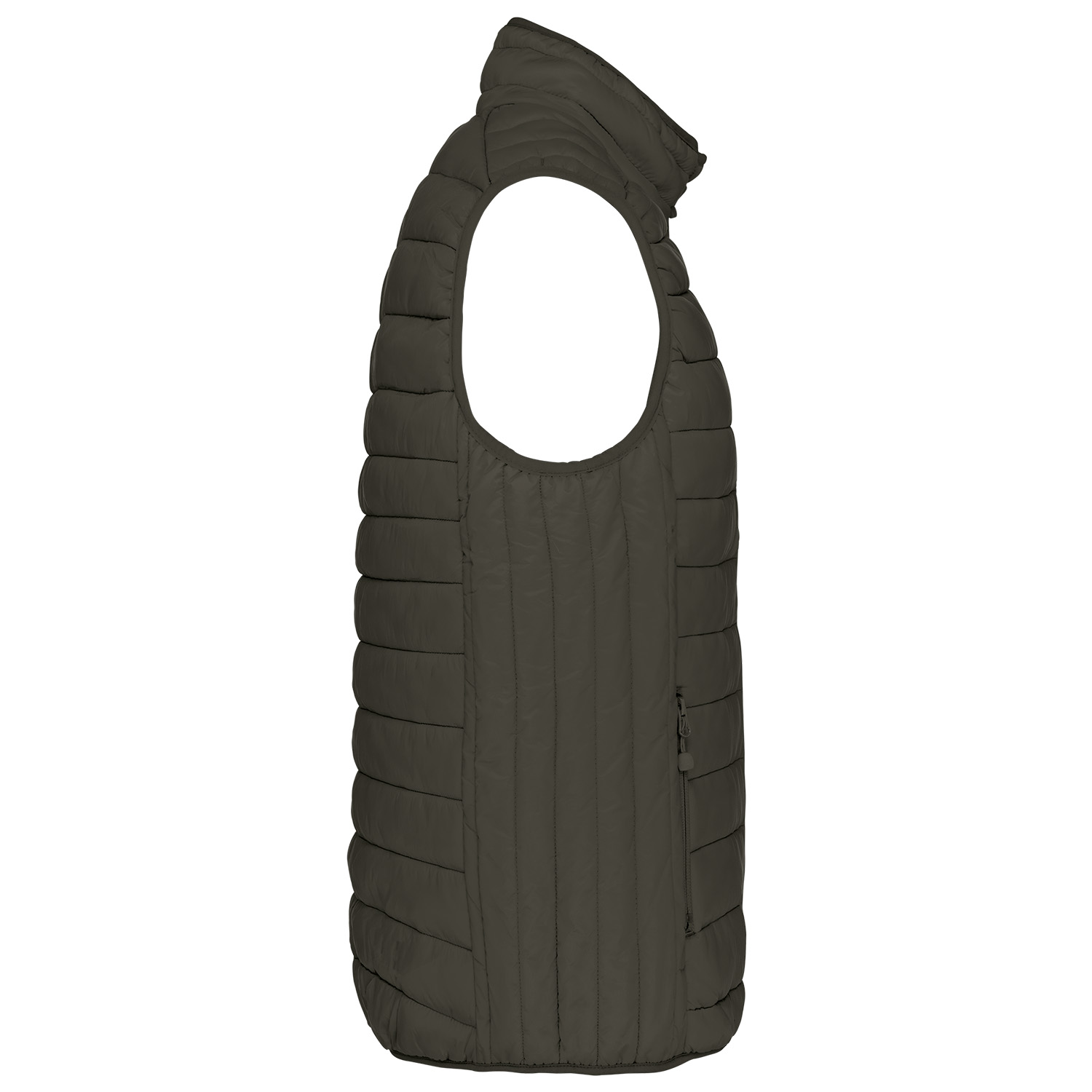Leichte Herren-Steppweste, dark khaki