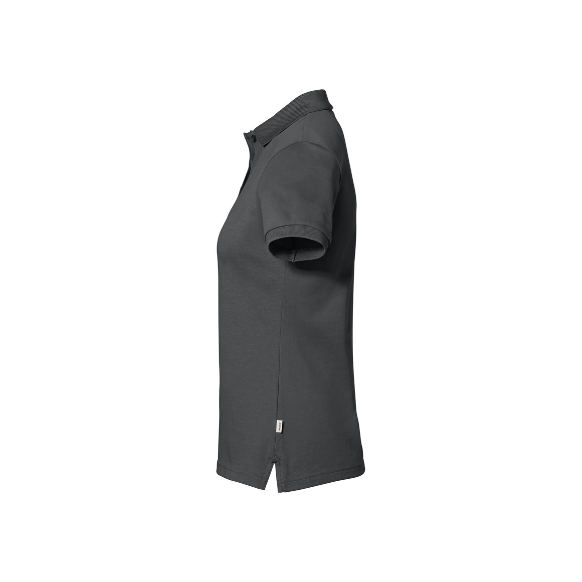 Woman-Polo Cotton Tec, anthrazit