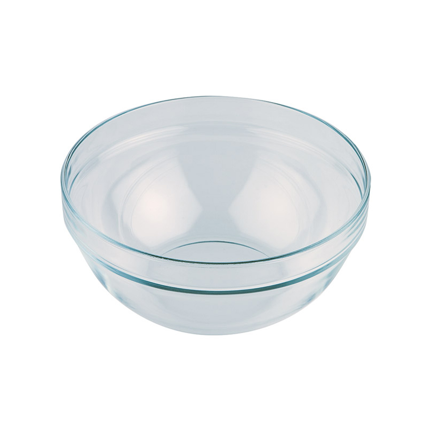 Glasschale Ø 23 cm, H: 10,5 cm 2,5 Liter