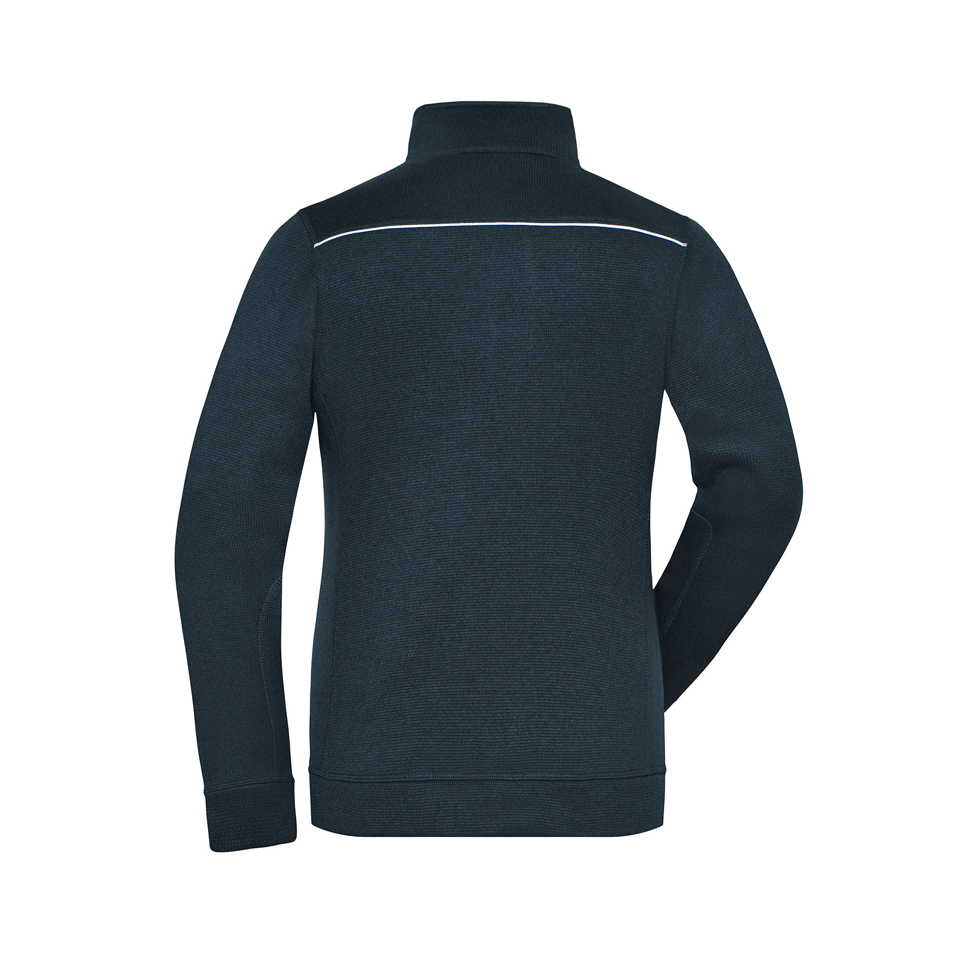 Damen-Strickfleecejacke Solid, marine/marine