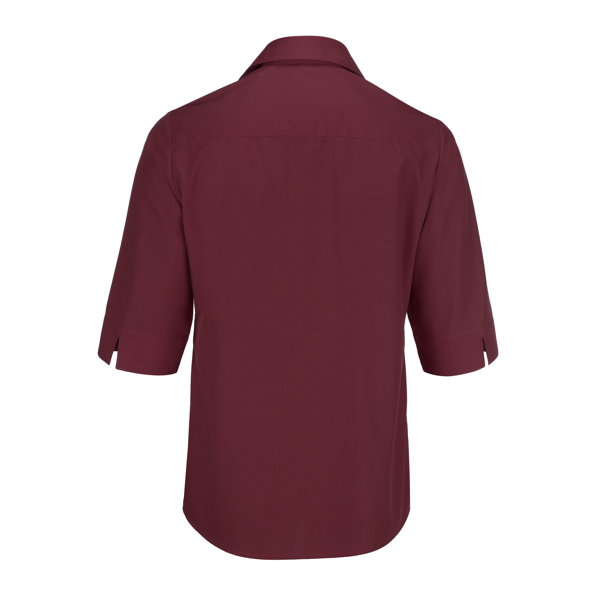 Damenbluse Laura, 3/4 Arm, bordeaux, untailliert