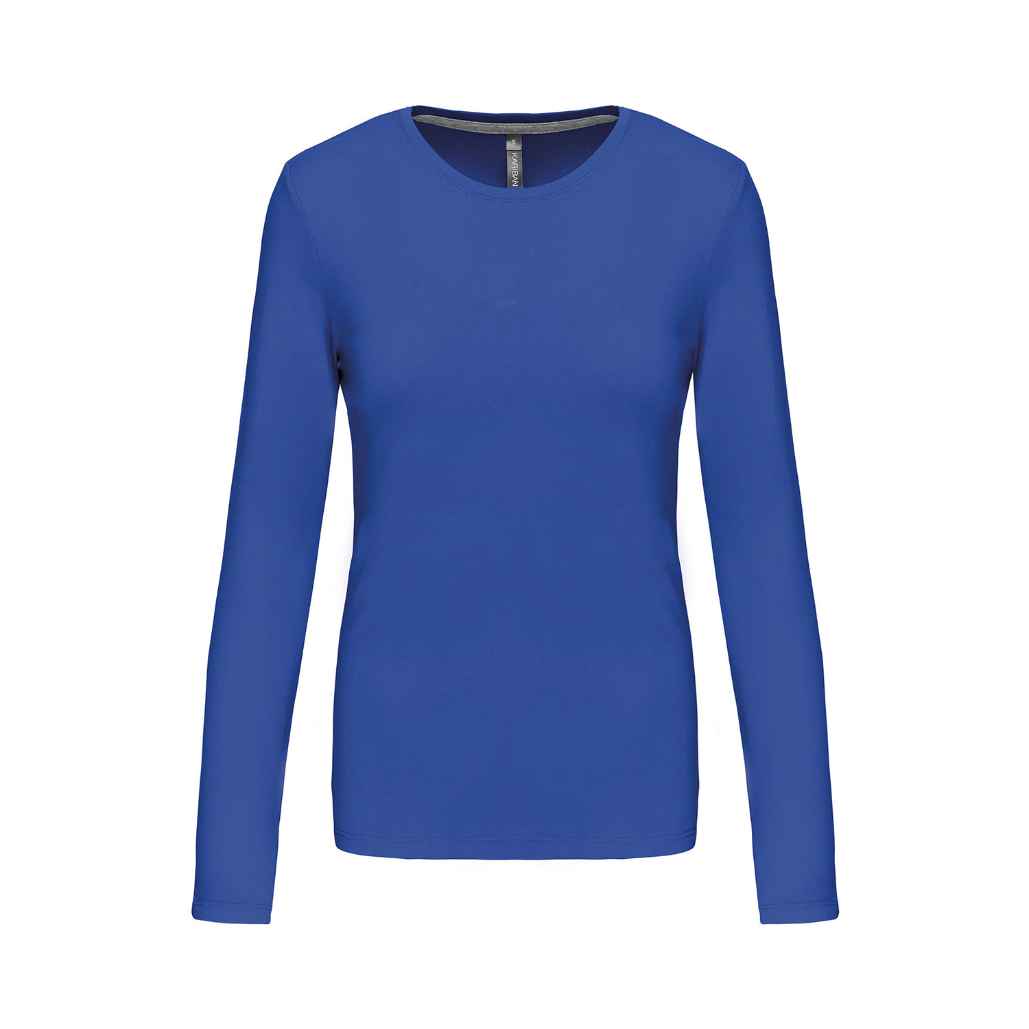 Damen-Longsleeve Kariban, royalblau