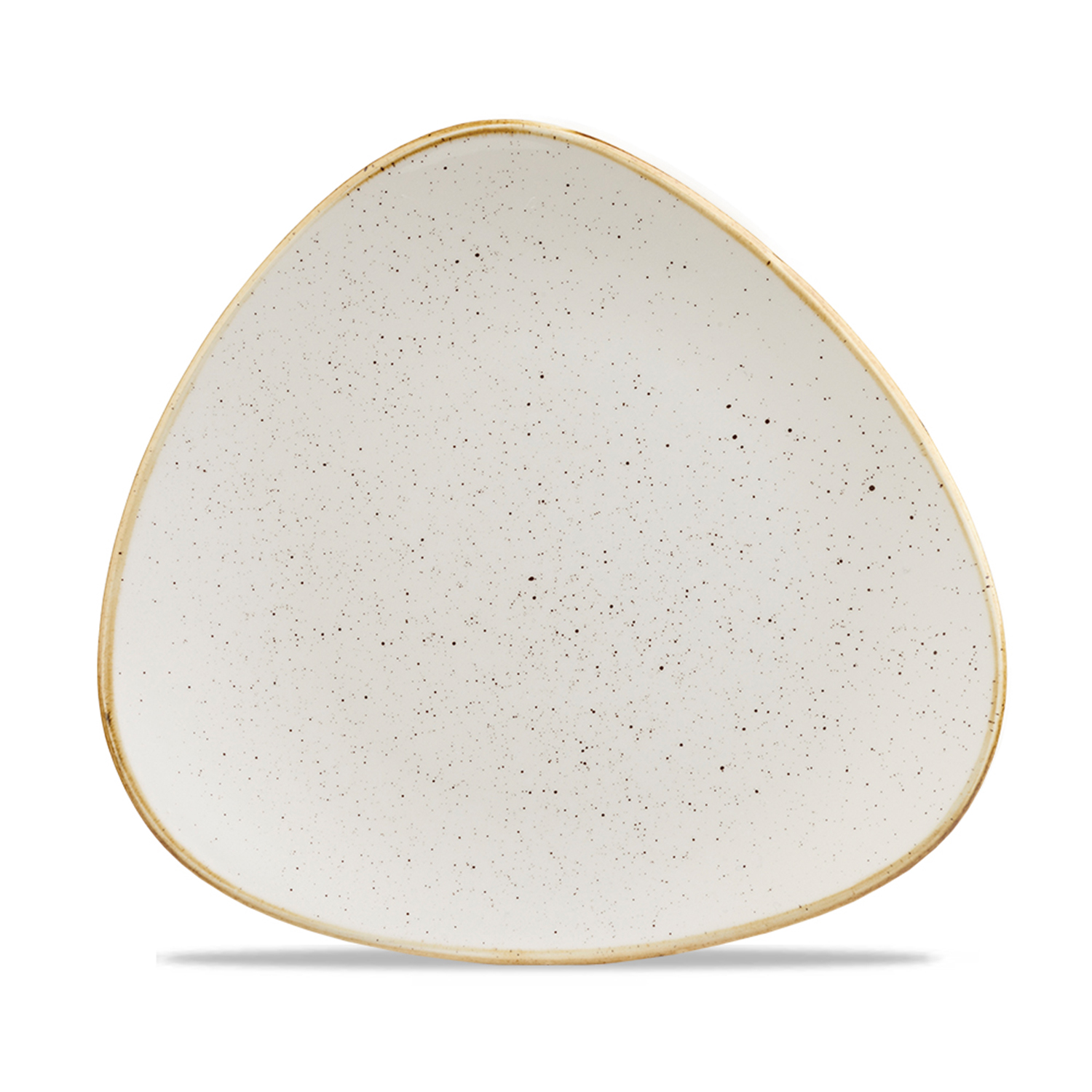 Triangle Teller flach 19,2 cm, Stonecast Barley White