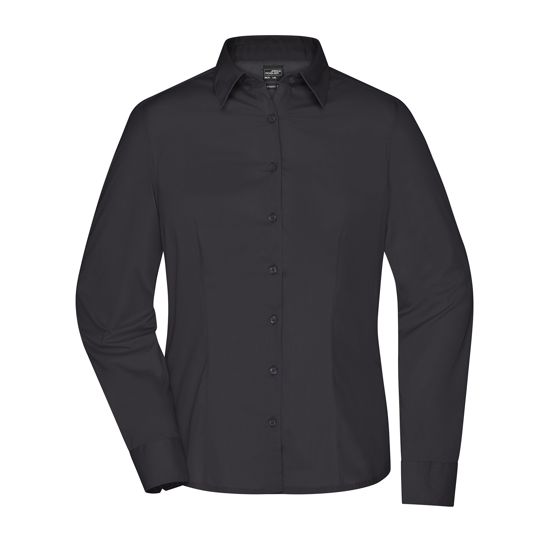 Damenbluse Lucia, 1/1 Arm, schwarz