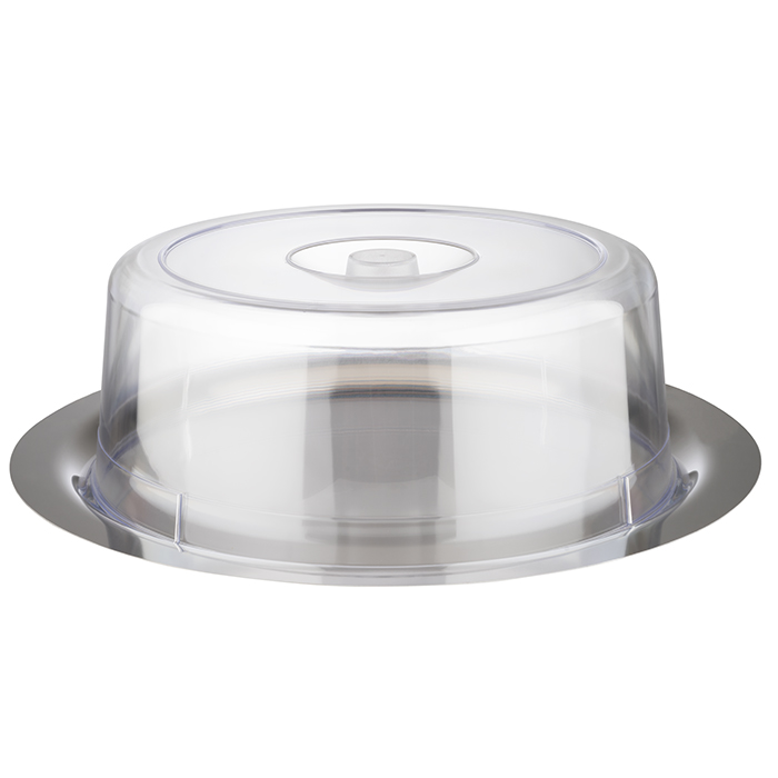 Tablett mit Haube -FINESSE- Ø 38 cm, H: 12 cm Set bestehend aus:
