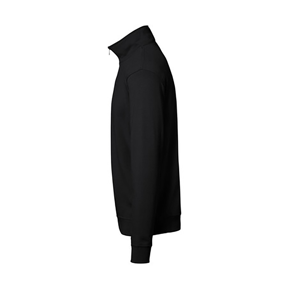 Zip-Sweatshirt Premium, schwarz