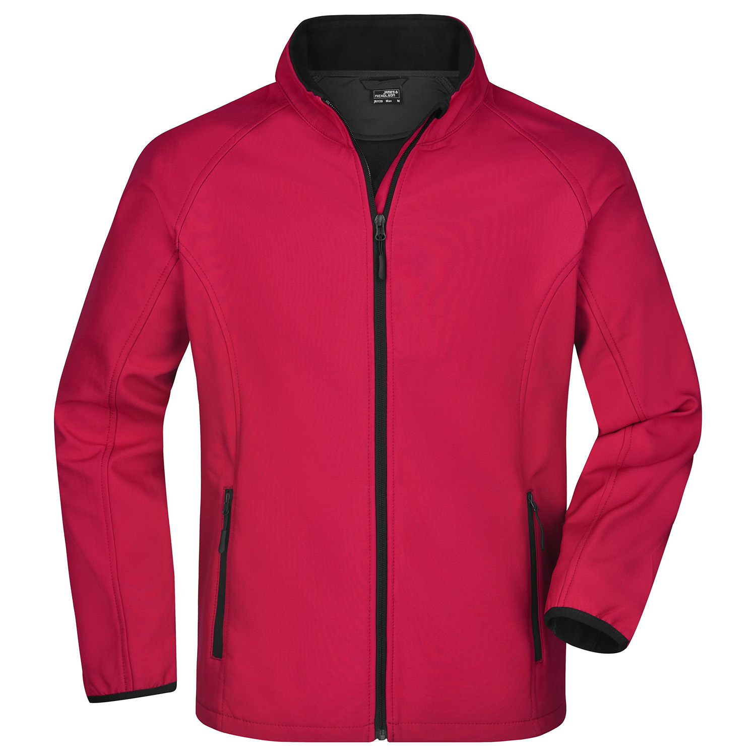 Herren-Softshelljacke Promo, rot/schwarz