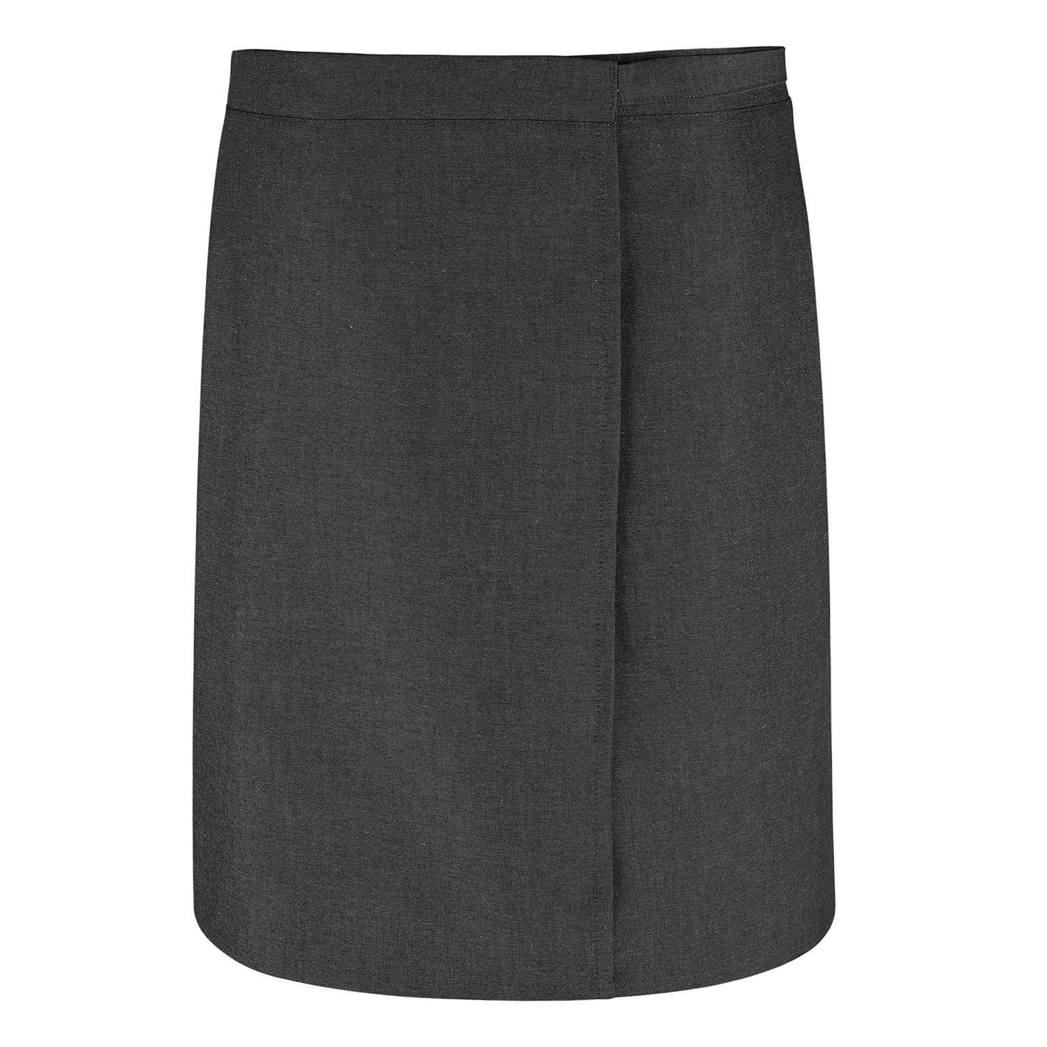 Wickel-Bistroschürze 125 x 60 cm, Jeanslook anthrazit