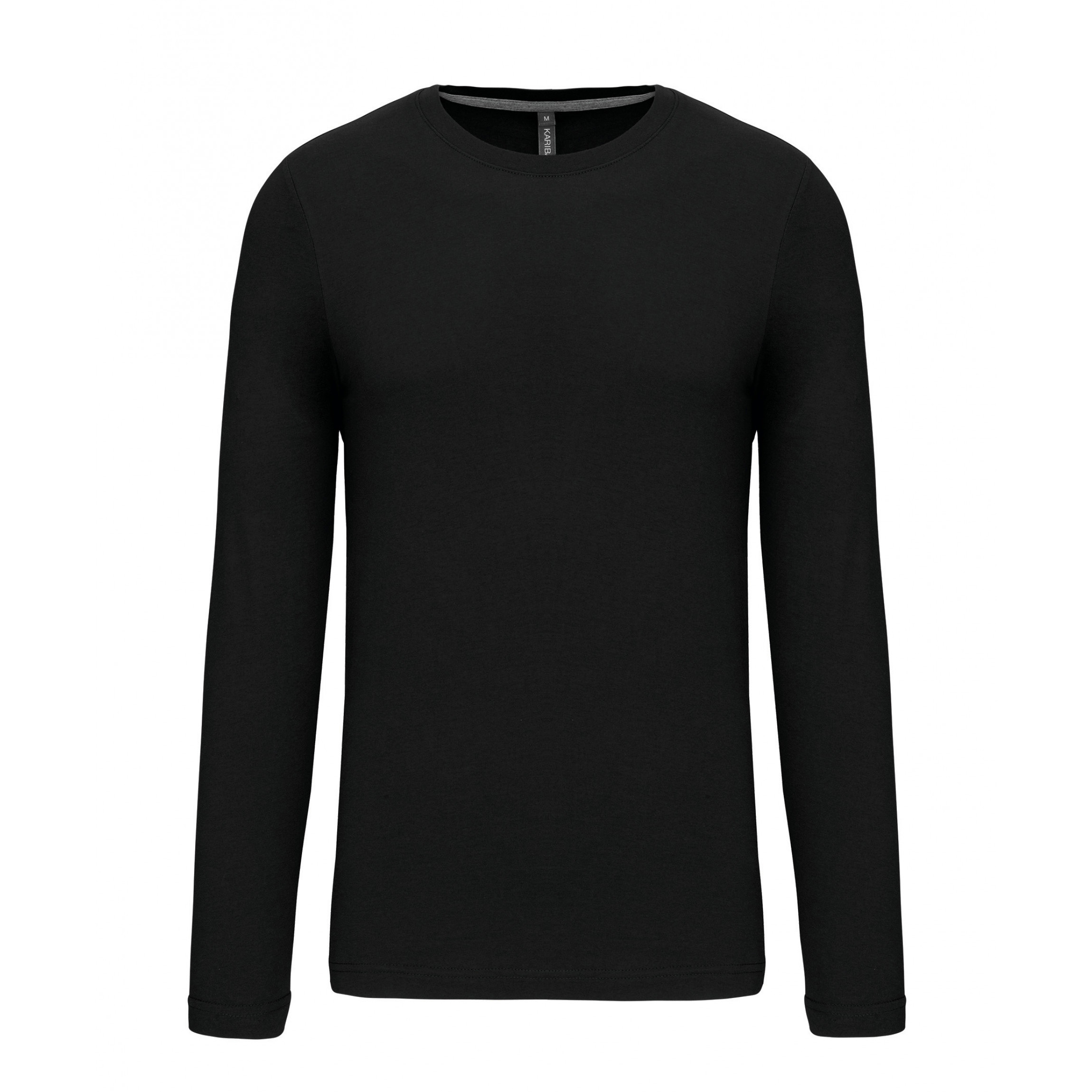 Unisex-Longsleeve Kariban, schwarz