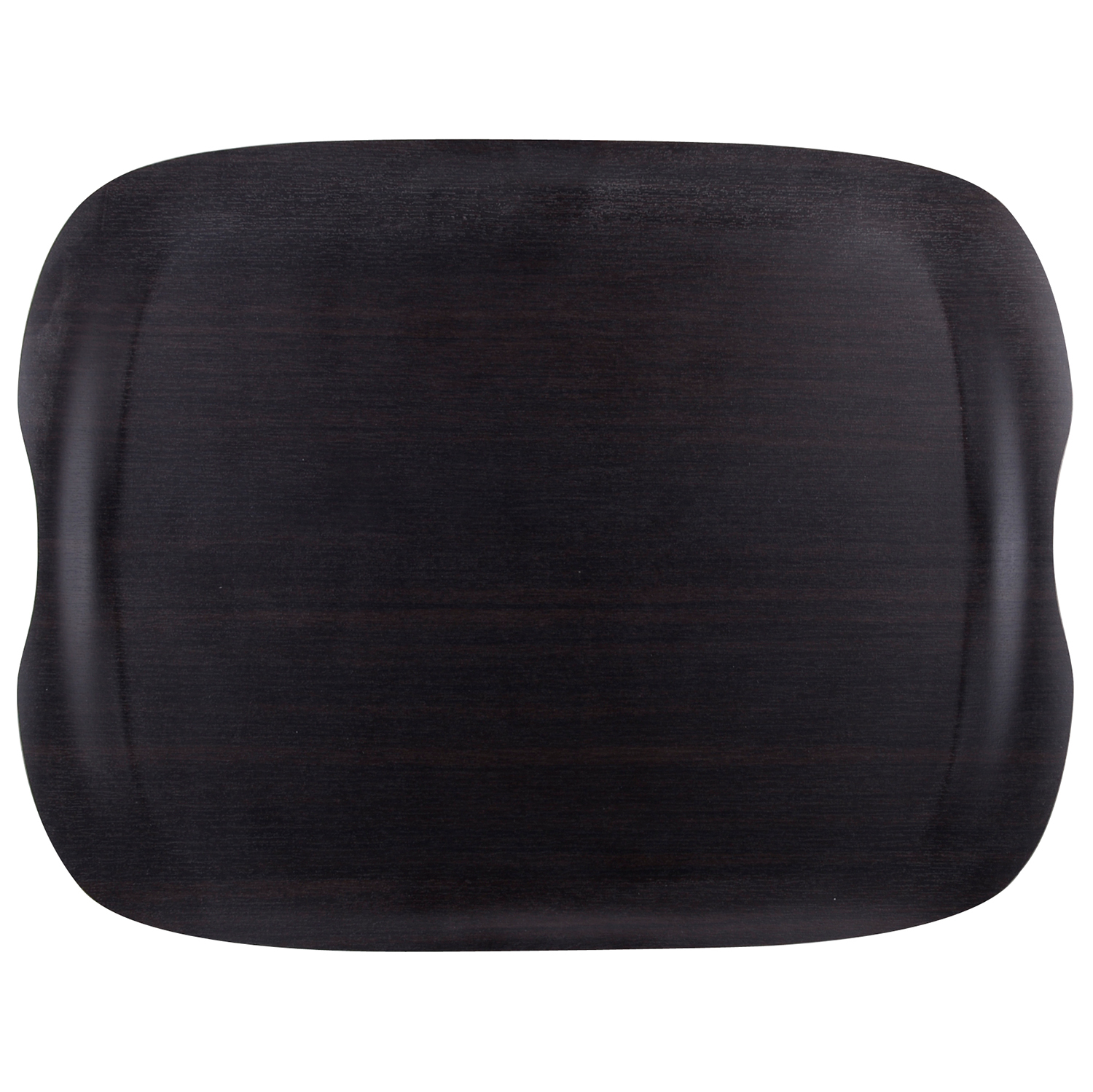 Tablett Earth Tray Wave 43 x 23 cm, Dark Wood