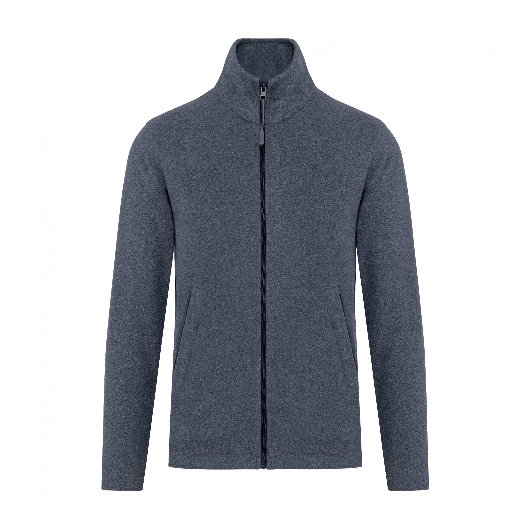 Herren-Fleece-Jacke, french navy heather