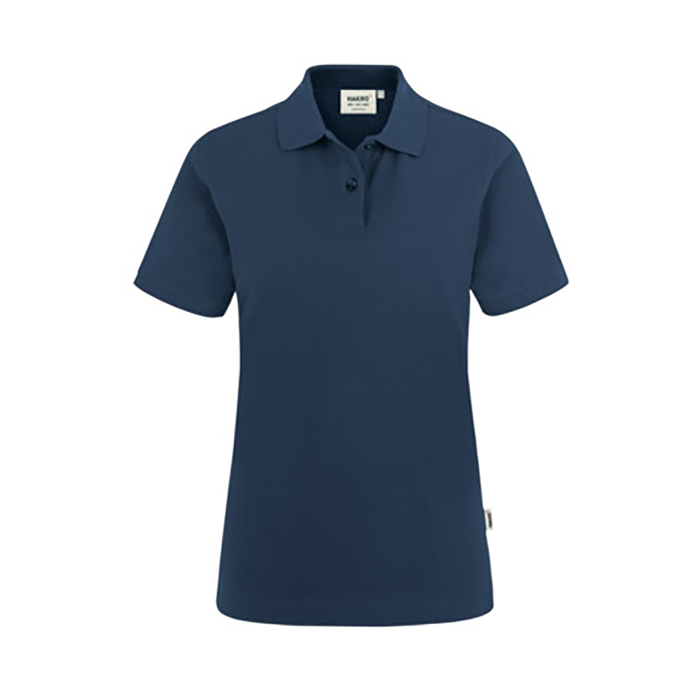 Damen-Poloshirt Top, Kurzarm, marine