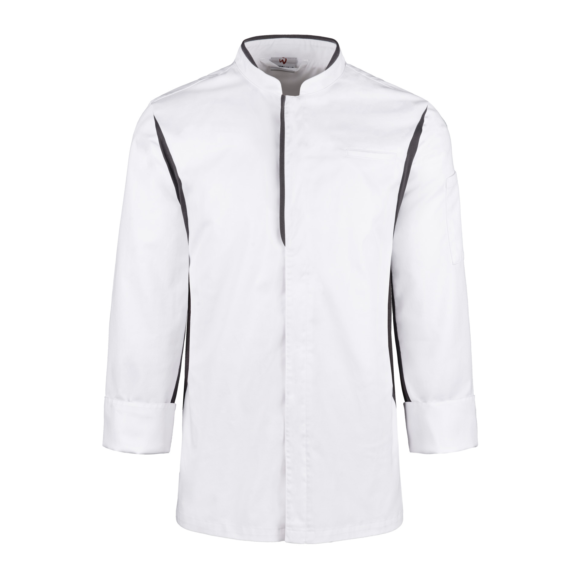 Koch-/Servicejacke FOCUS Herren weiss/anthrazit