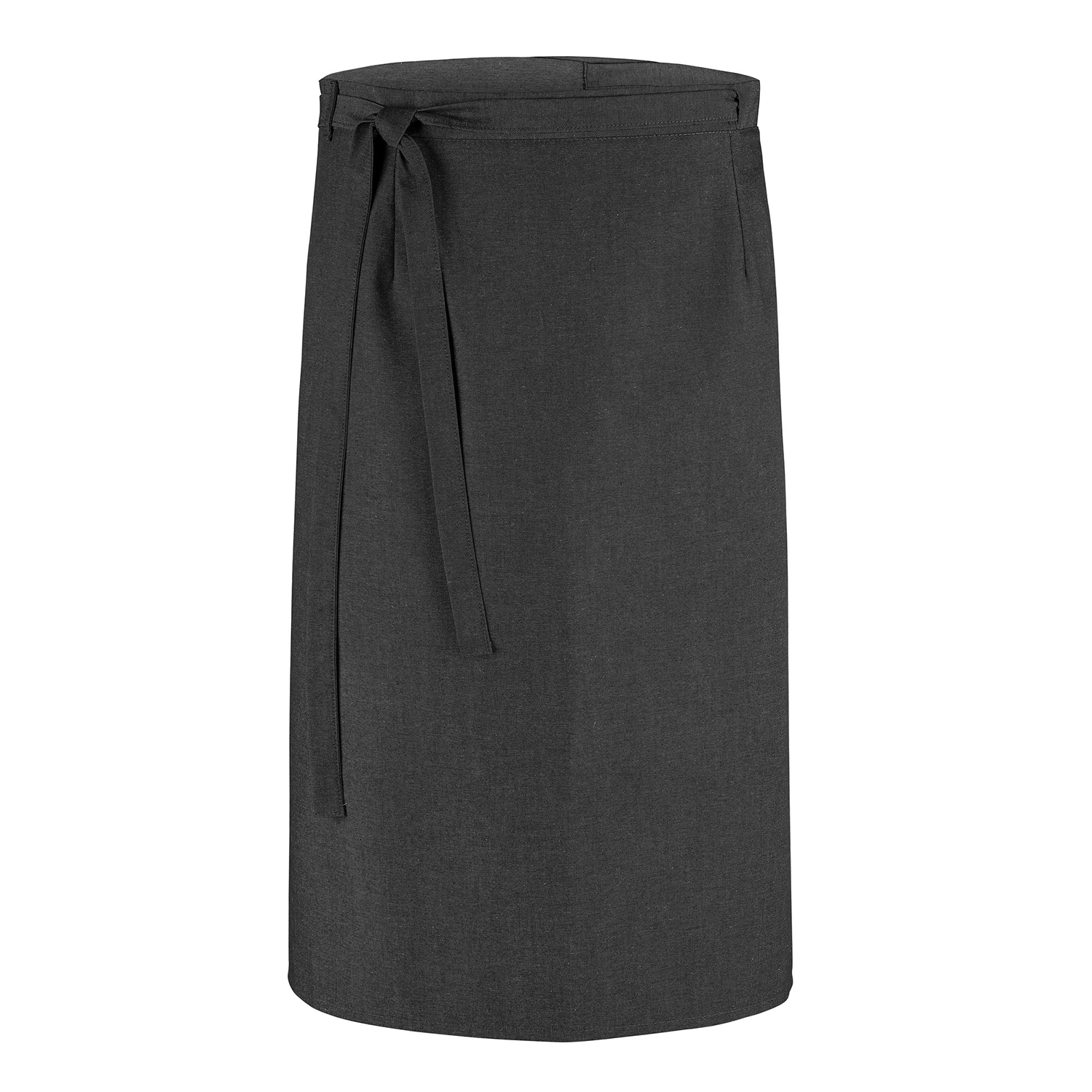 Wickel-Bistroschürze 145 x 80 cm, Jeanslook anthrazit