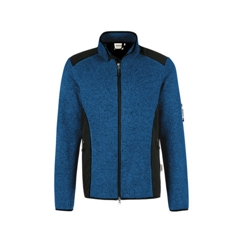 *Auslauf 2026*Unisex-Strickfleecejacke, royal meliert