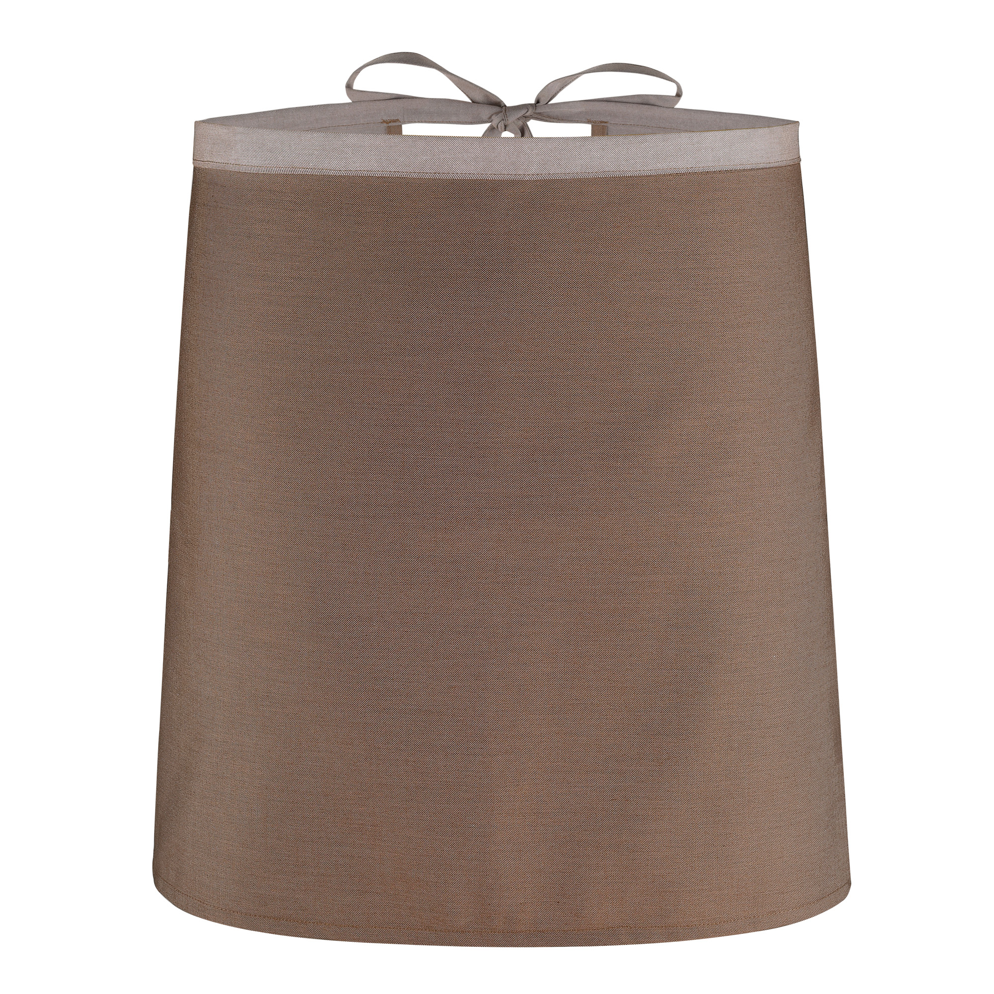 Vorbinder 90 x 50 cm, Jeanslook gold mit Bund und Bindebänder in Jeanslook sand