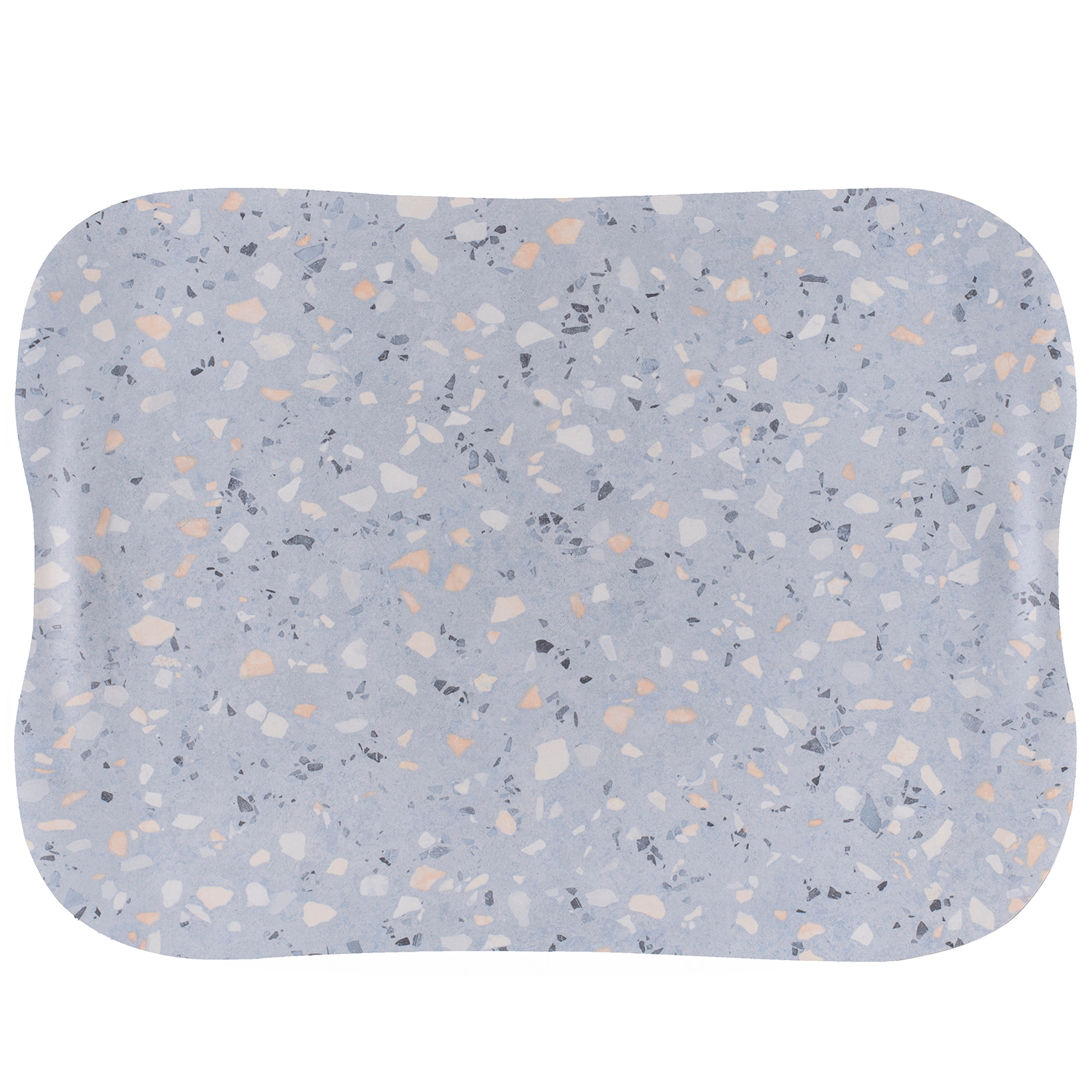 Tablett Dura matt 46 x 36 cm, Terrazzo