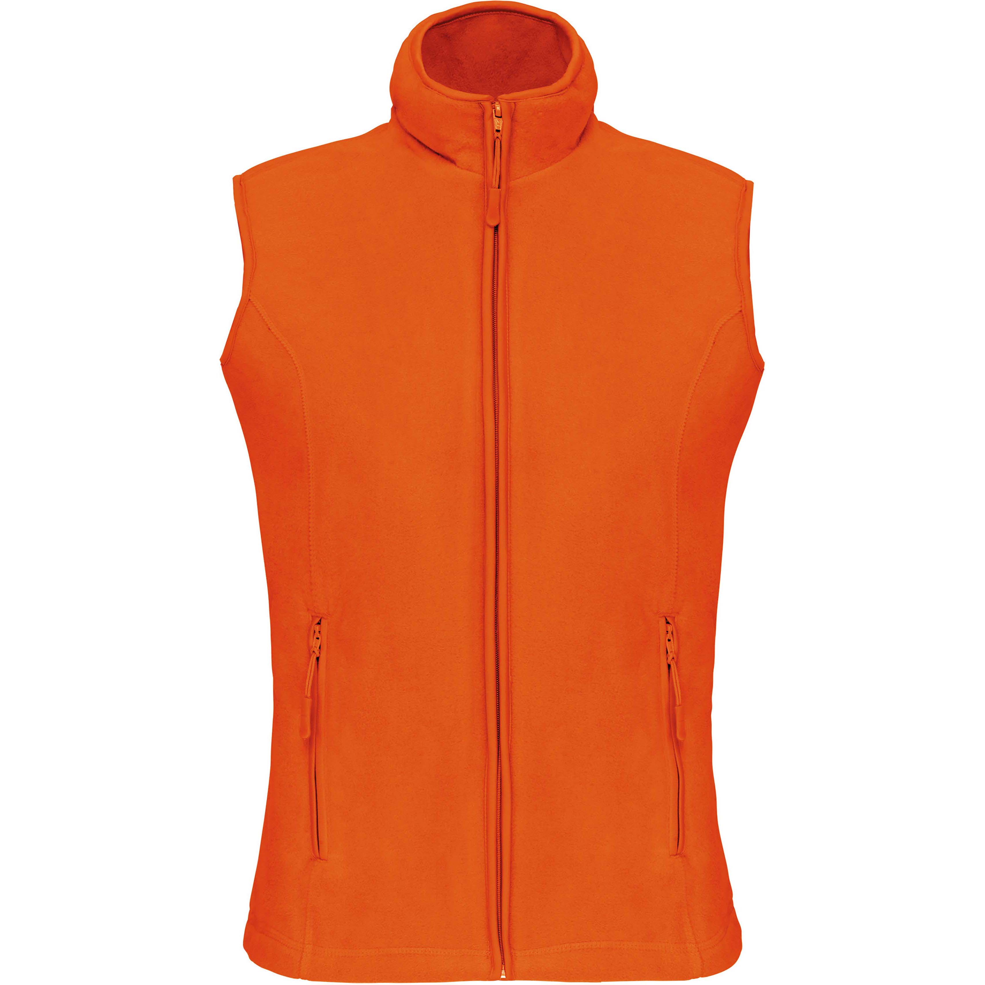 Damen-Fleece-Weste, orange