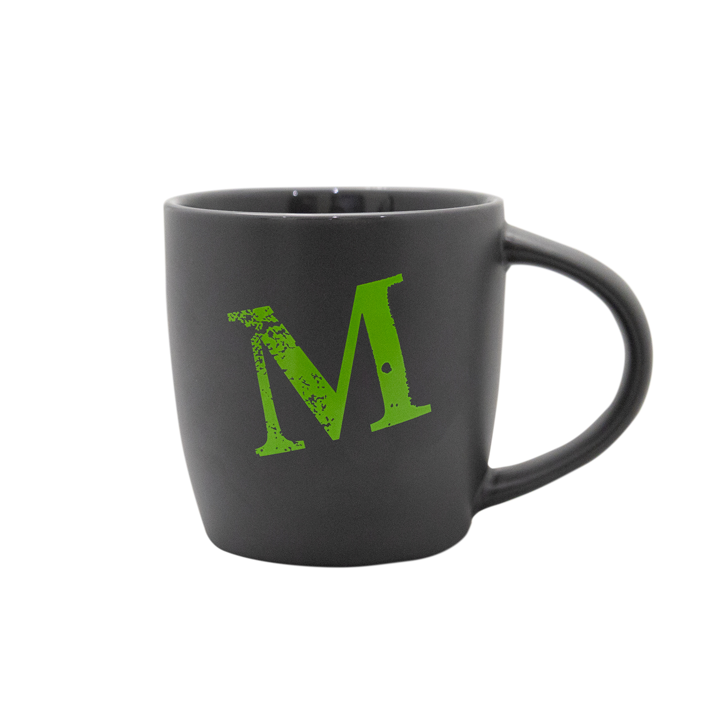 Becher Olivia 360 ml, grau matt inkl. Dekor Meyer Wahrenholz "M"