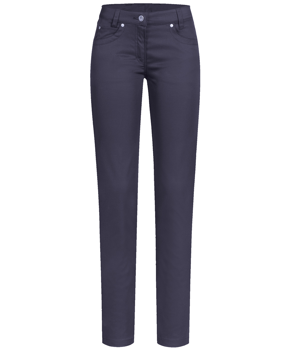 Damenhose Premium Five-Pocket, Regular Fit, marine