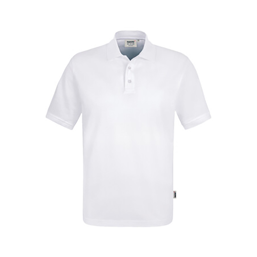 Unisex-Poloshirt Top, Kurzarm, weiß