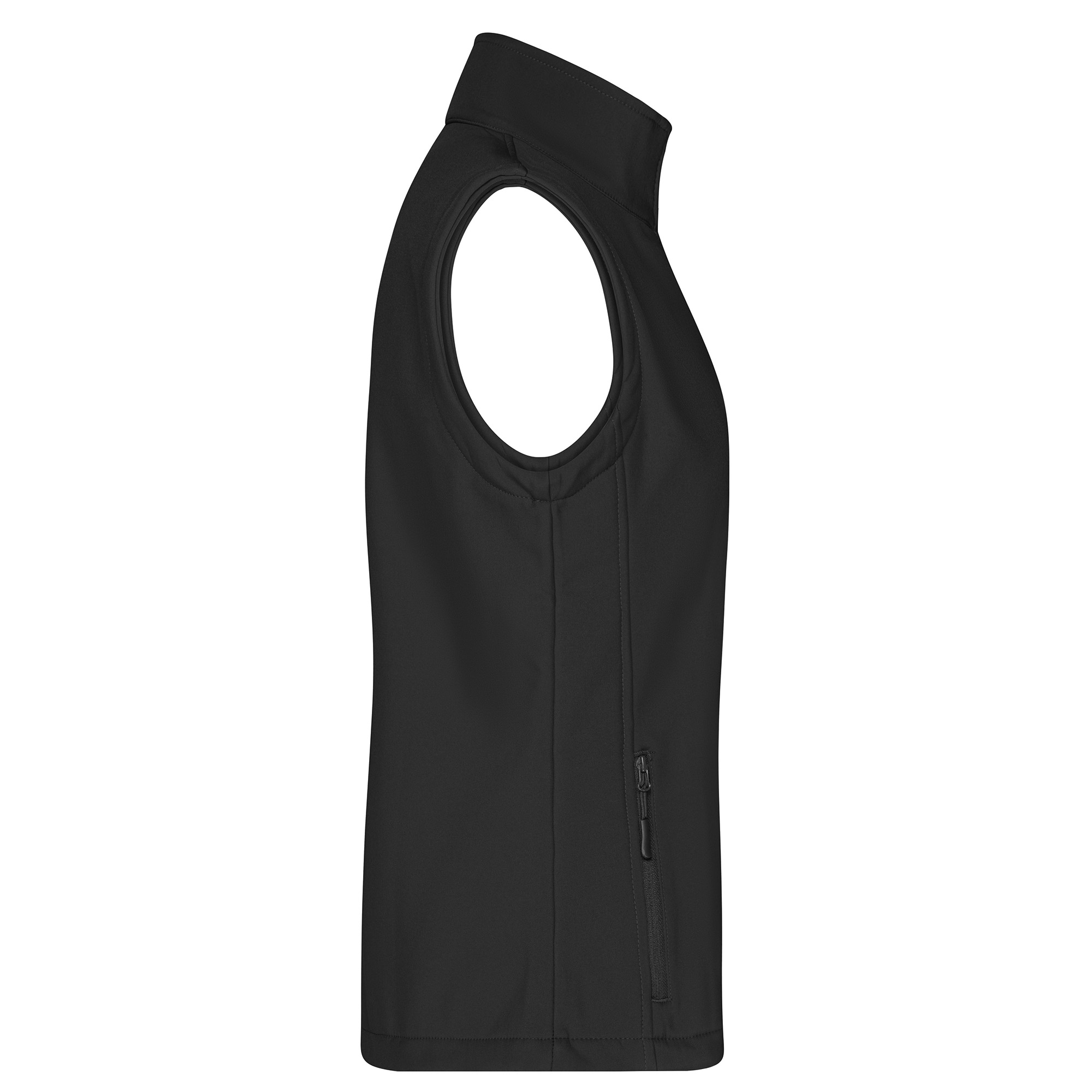 Damen-Softshellweste Promo, schwarz/schwarz