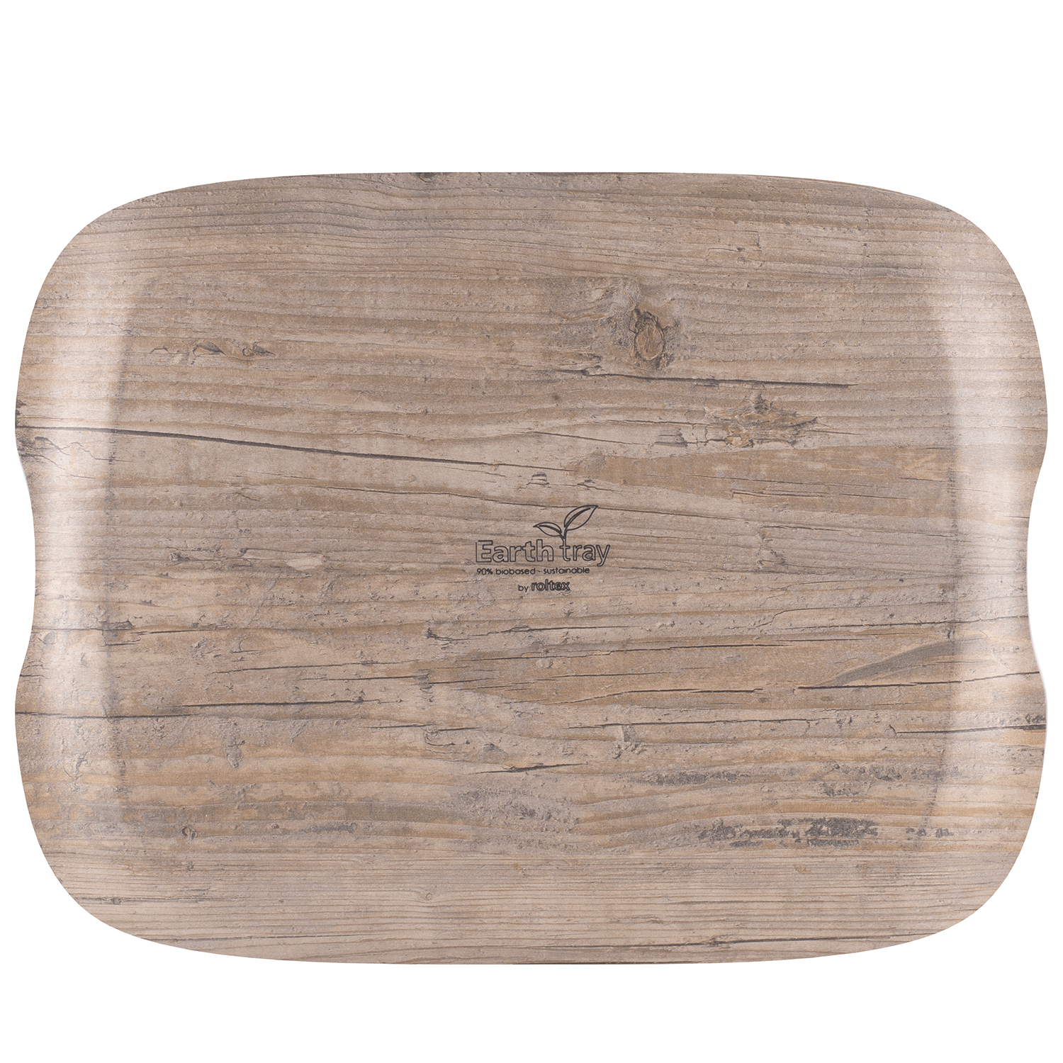 Tablett Earth Tray Wave 43 x 33 cm, Vintage, rutschfest