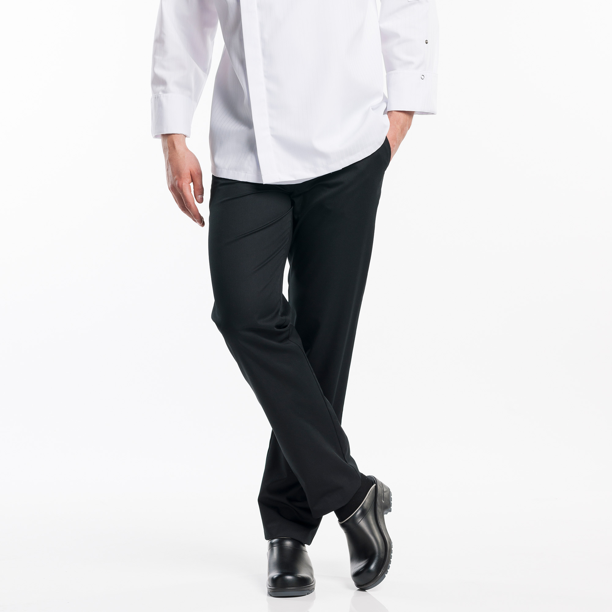 Chaud Devant Bäckerhose Nero, schwarz