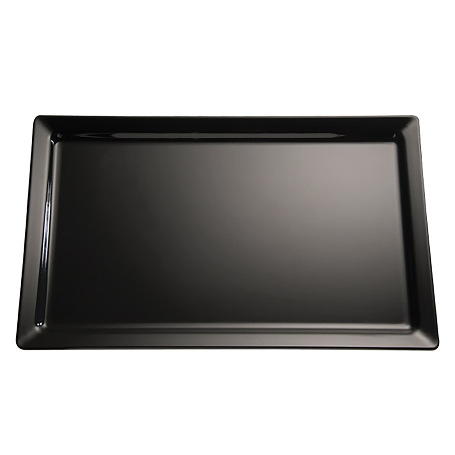 GN 2/4 Tablett -PURE- 53 x 16,2 cm, H: 3 cm Melamin, schwarz
