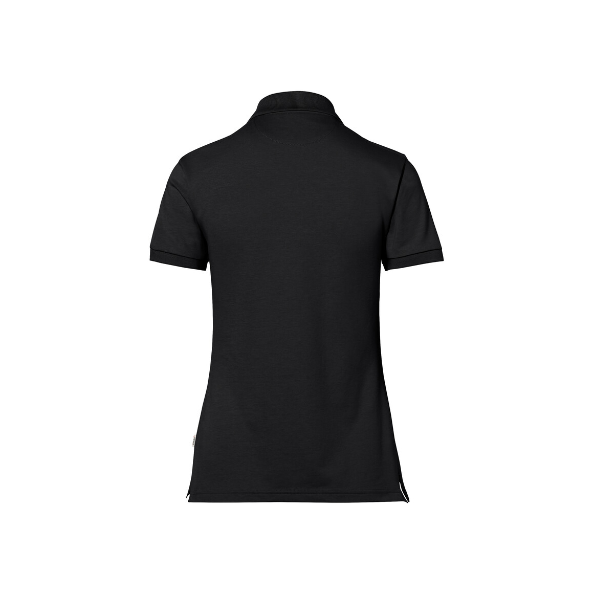 Woman-Polo Cotton Tec, schwarz