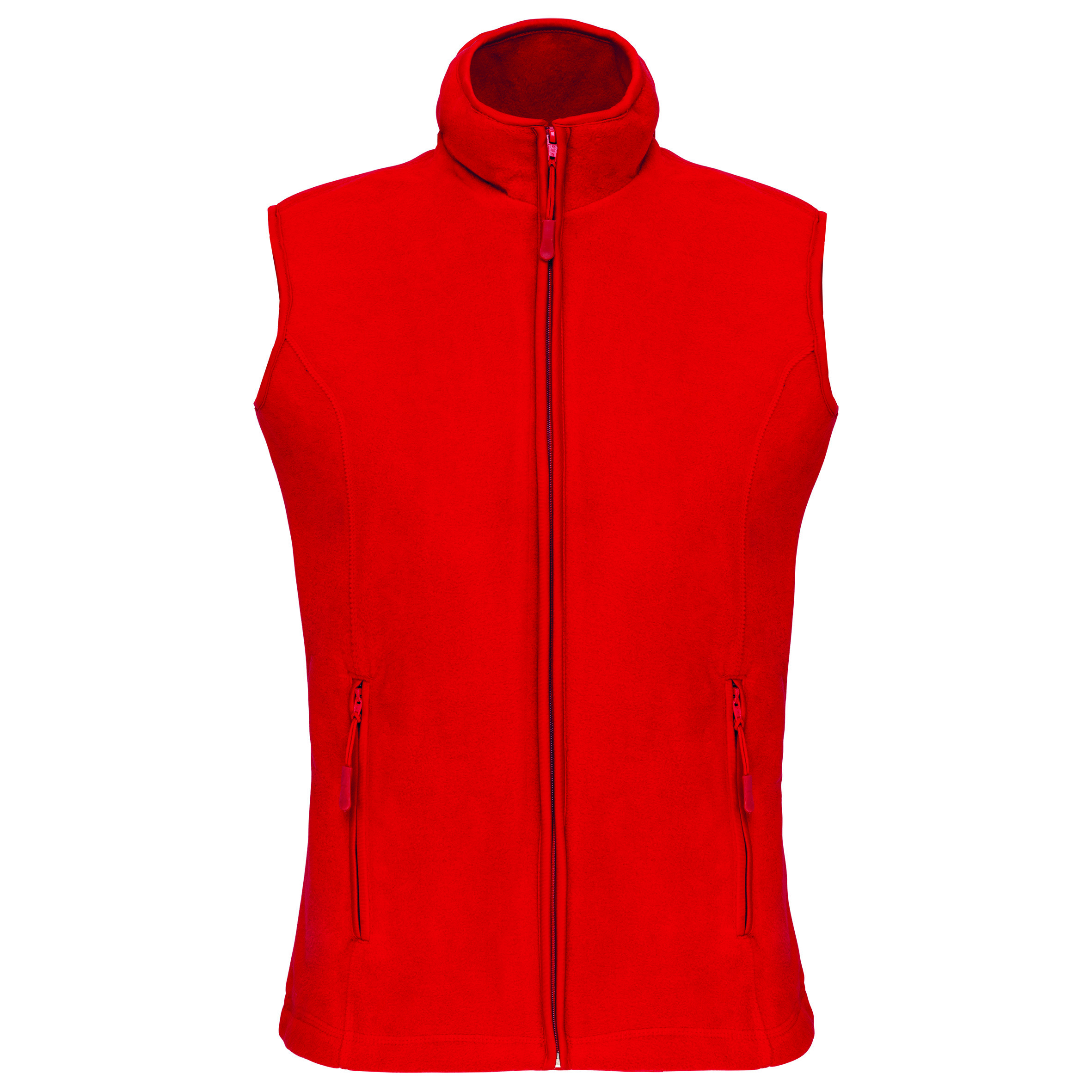 Damen-Fleece-Weste, rot