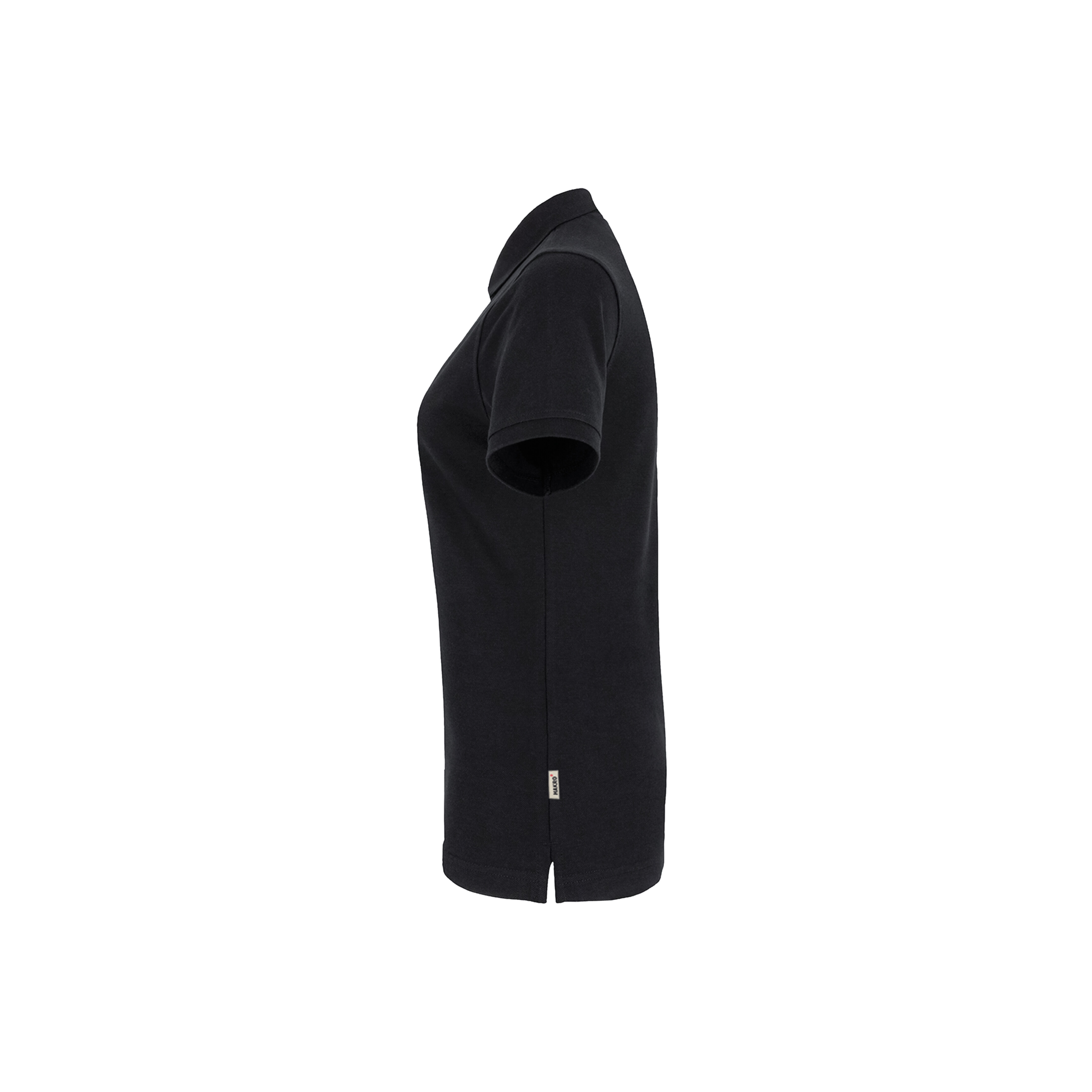 Damen Poloshirt Mikralinar ECO, schwarz