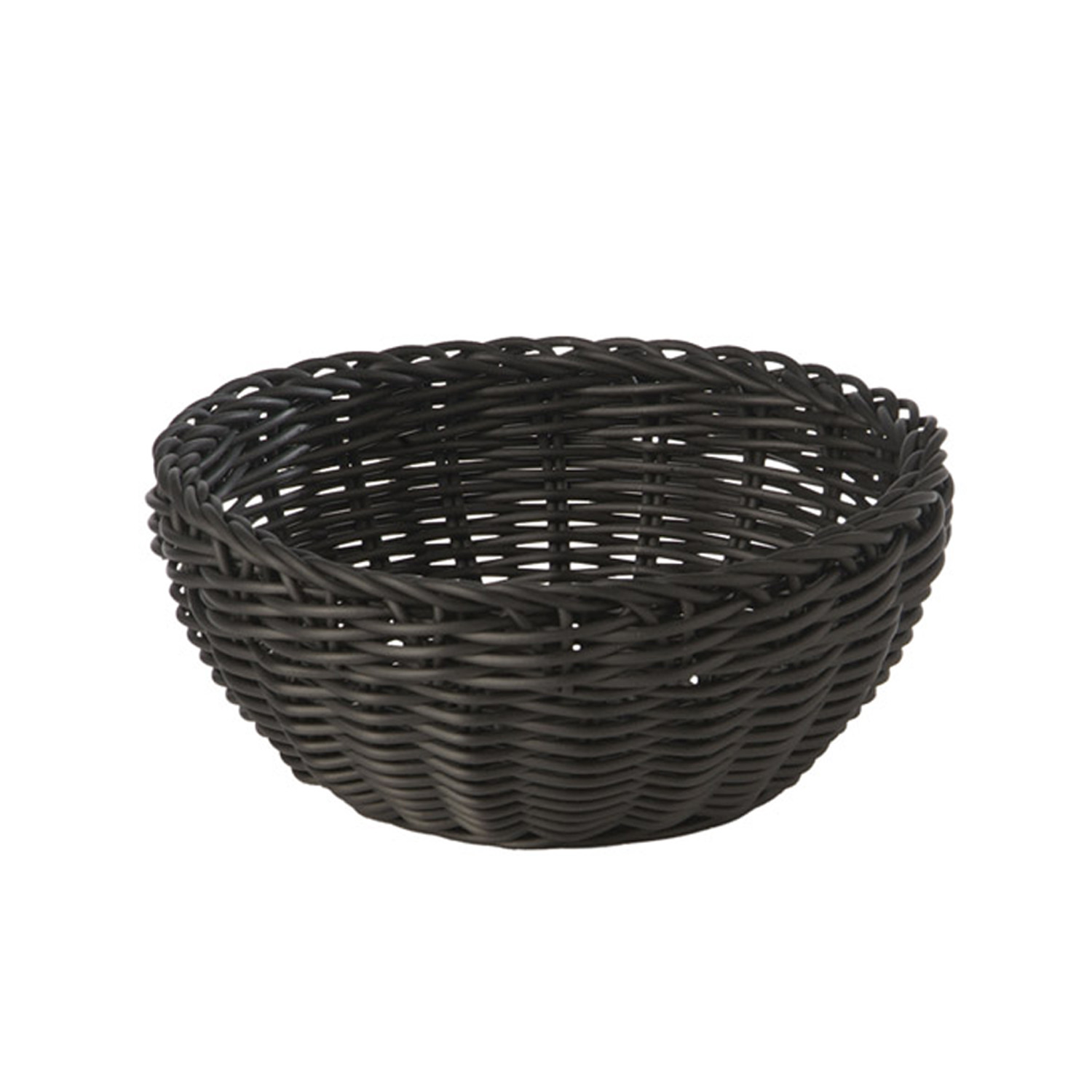 Tischkorb rund Ø 20 cm, Höhe 8 cm, schwarz