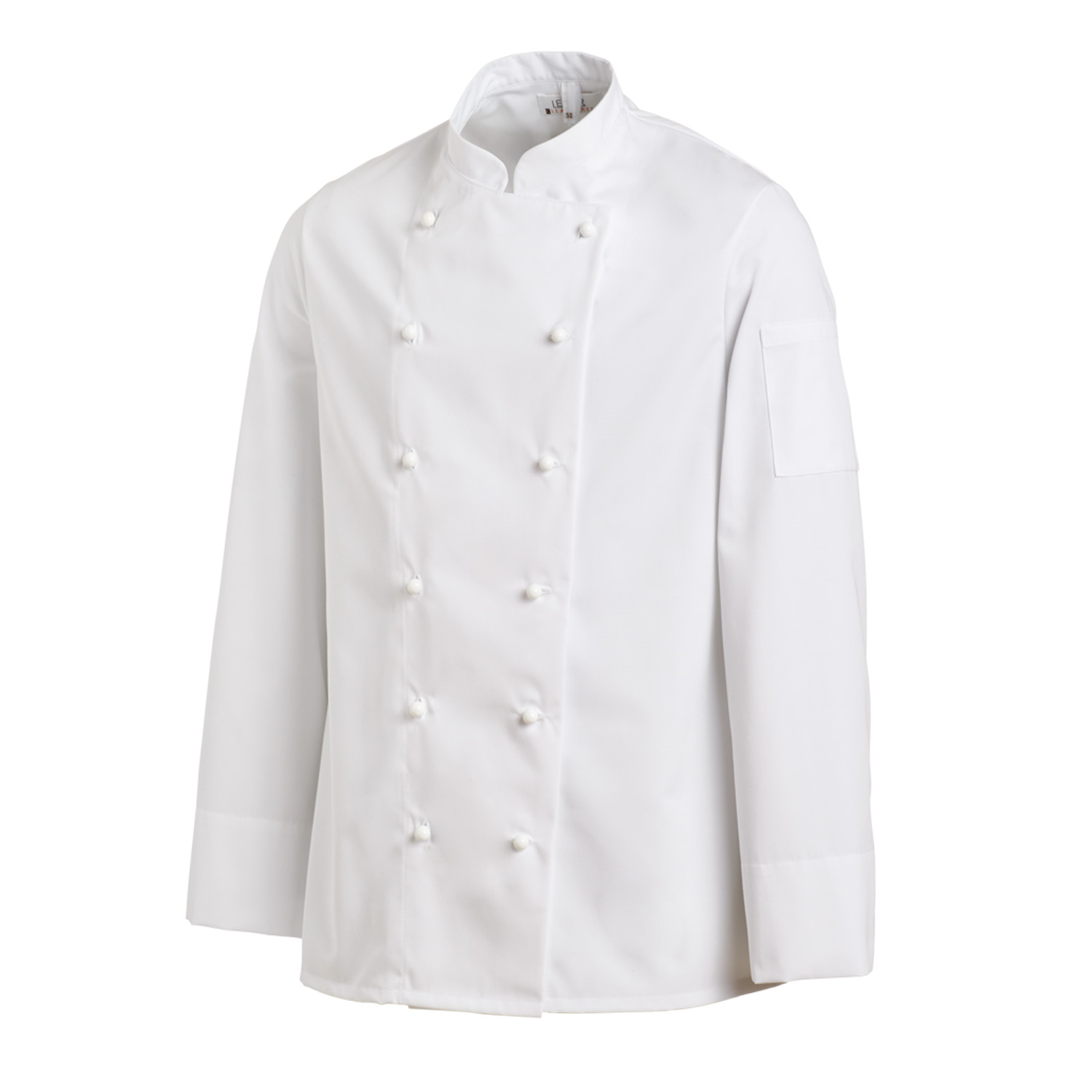 Bäckerjacke/Kochjacke, Langarm, weiß