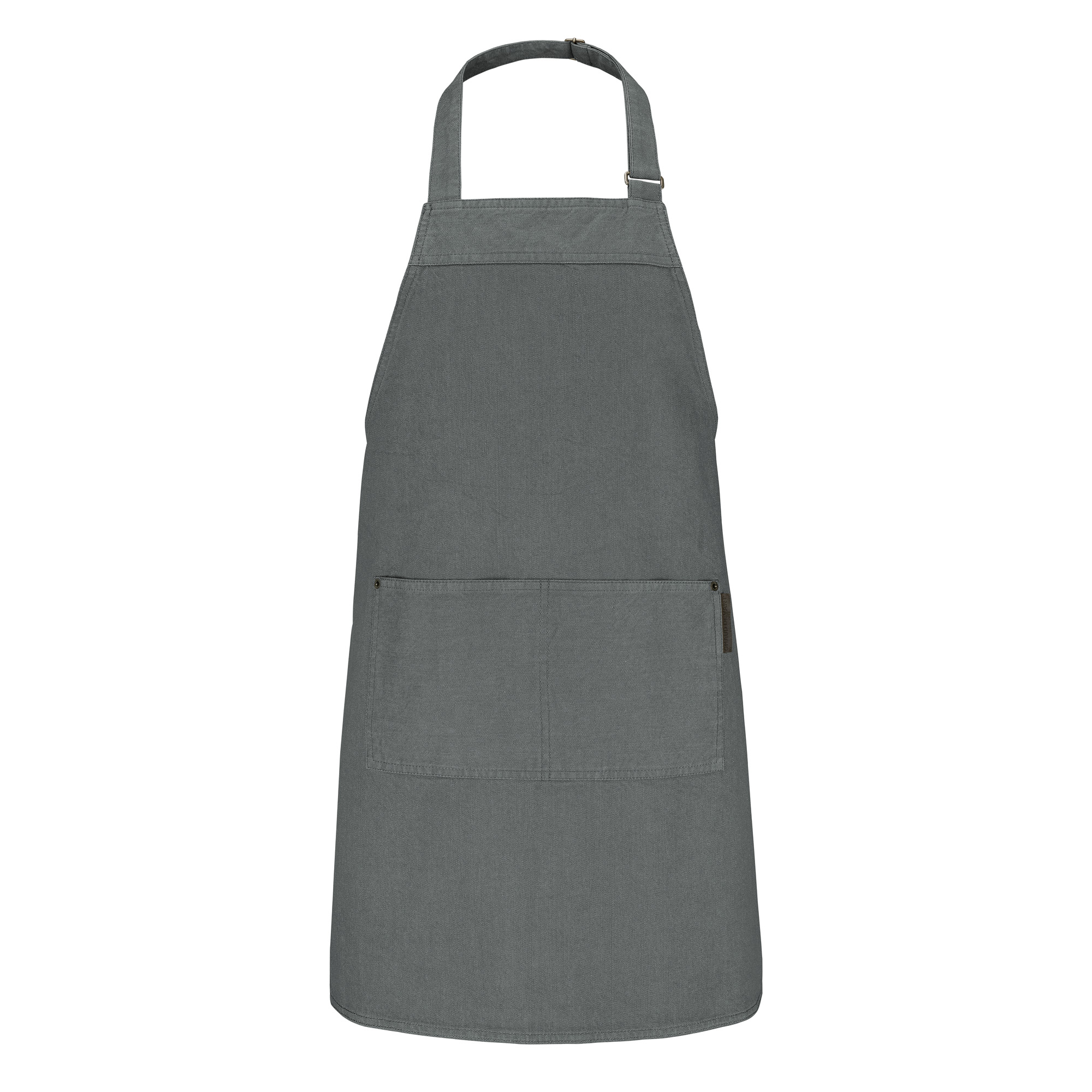 Chaud Devant Latzschürze Base, L: 75 cm, B: 70 cm, grey denim