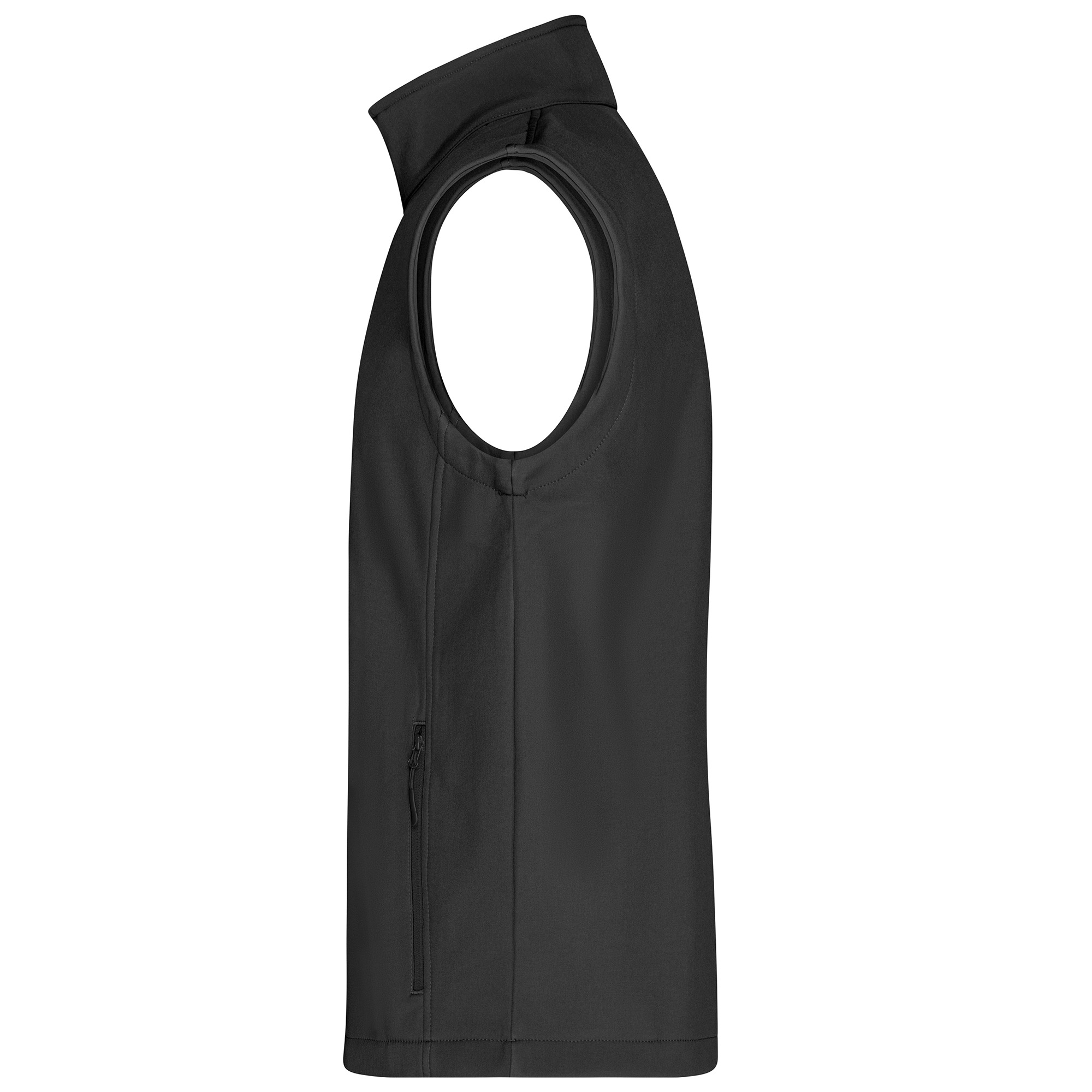 Herren-Softshellweste Promo, schwarz/schwarz