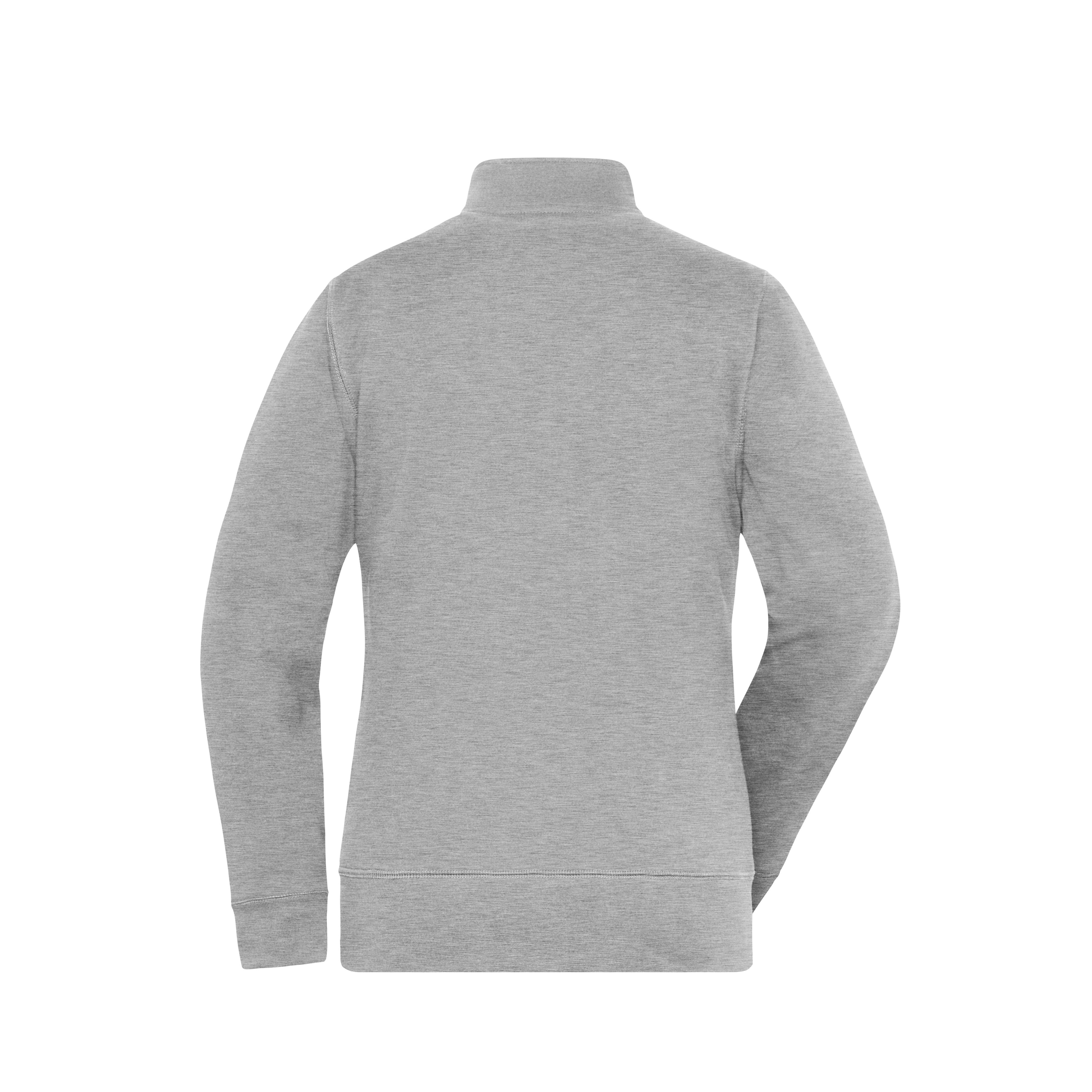 Damenjacke Solid Doubleface, grau meliert