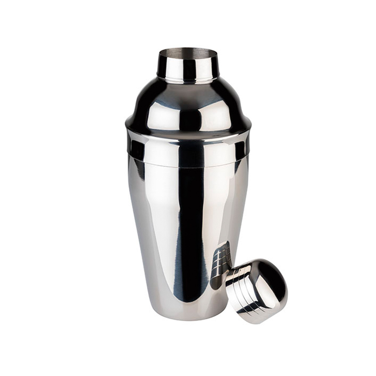 Shaker -CLASSIC- Ø 8,5 cm, H: 20 cm, 0,5 Liter Edelstahl, hochglanzpoliert