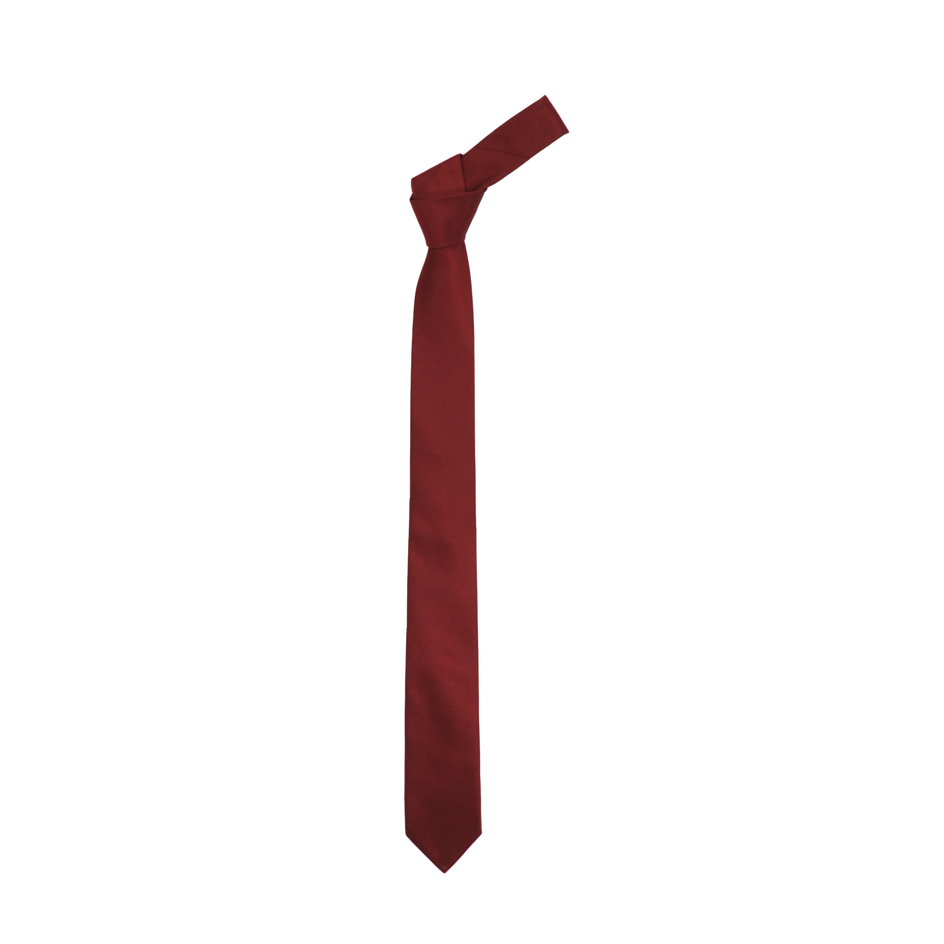 Businesskrawatte Cesena, 6,5 cm breit, bordeaux
