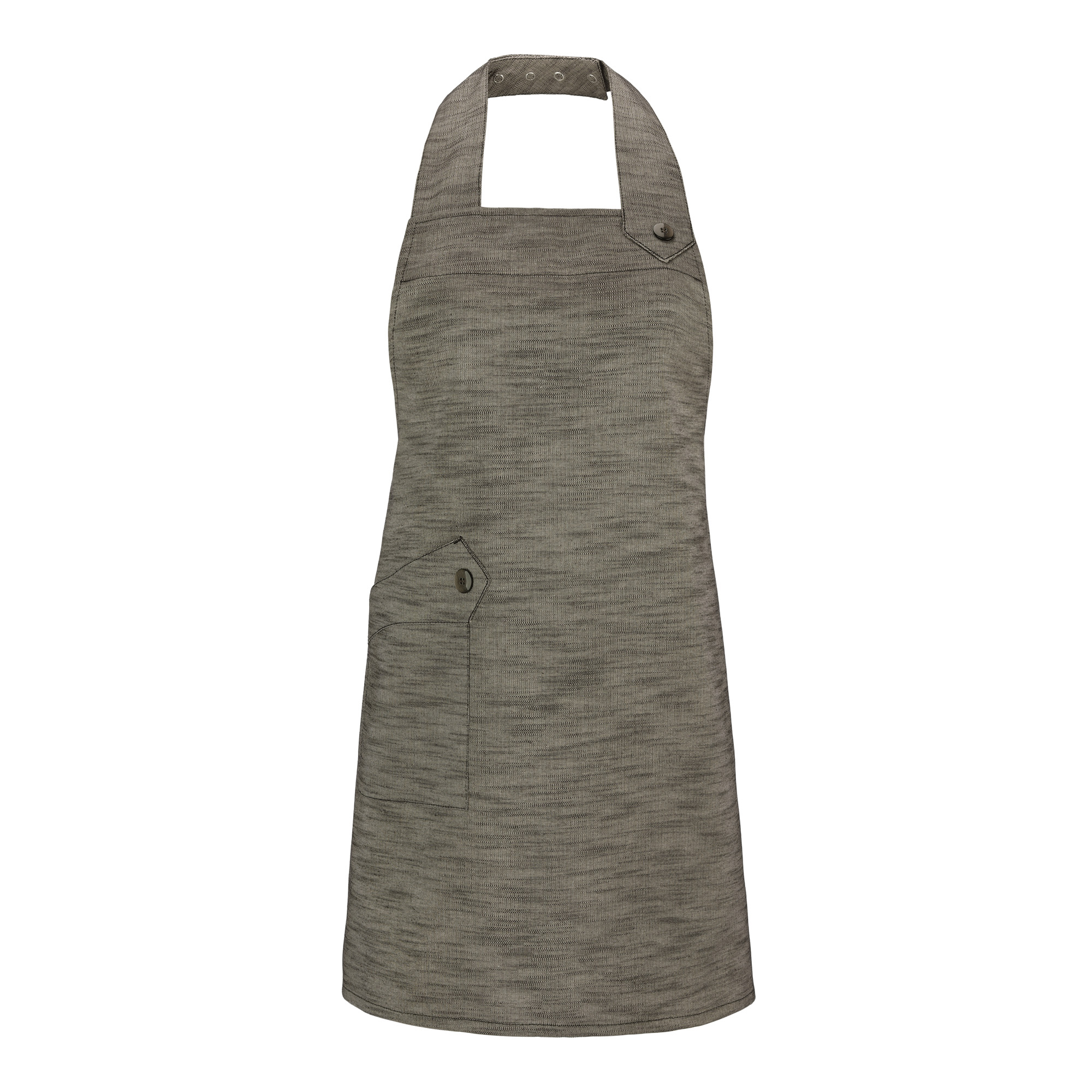 Latzschürze Emma 85 x 70 cm, rustic braun