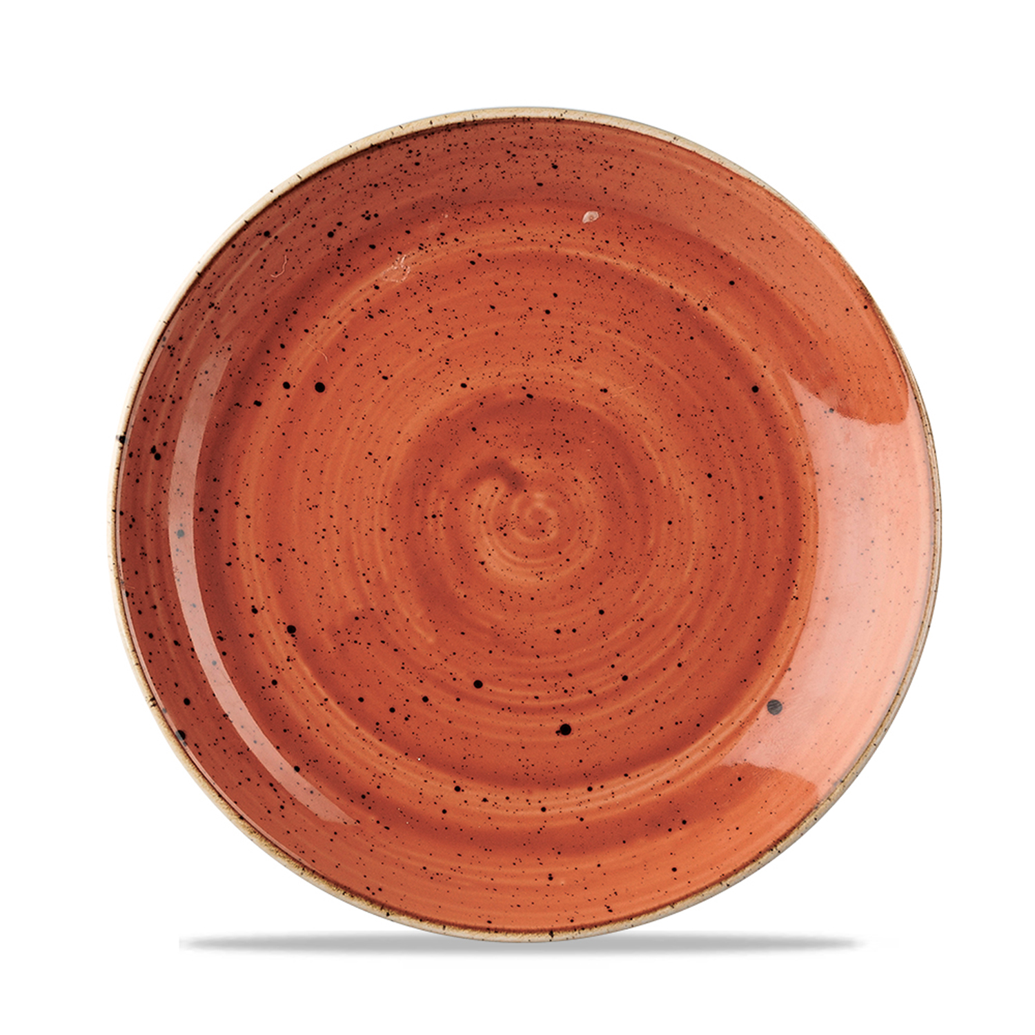 Coup Teller flach 21,7 cm, Stonecast Spiced Orange