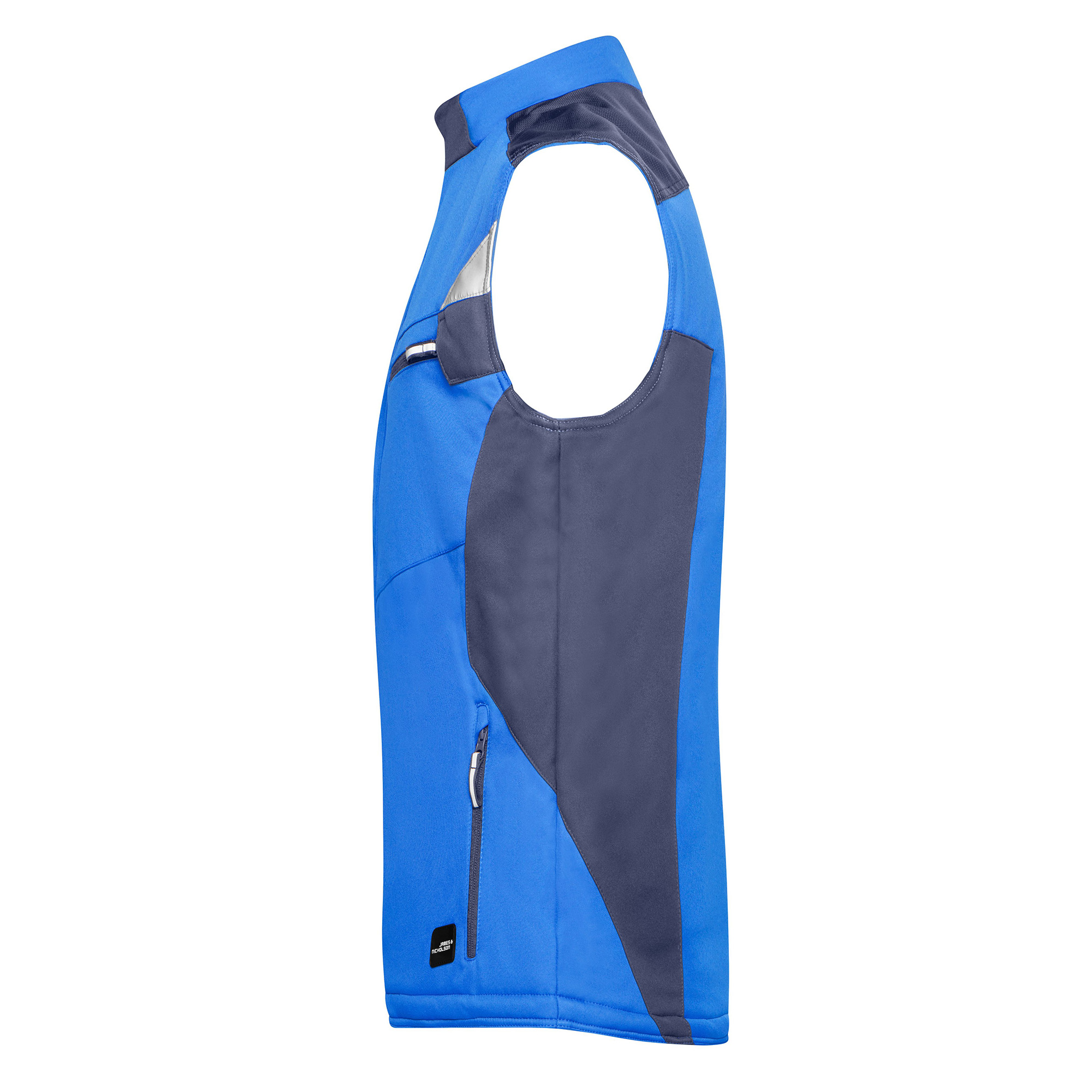 Softshellweste, royalblau/marine