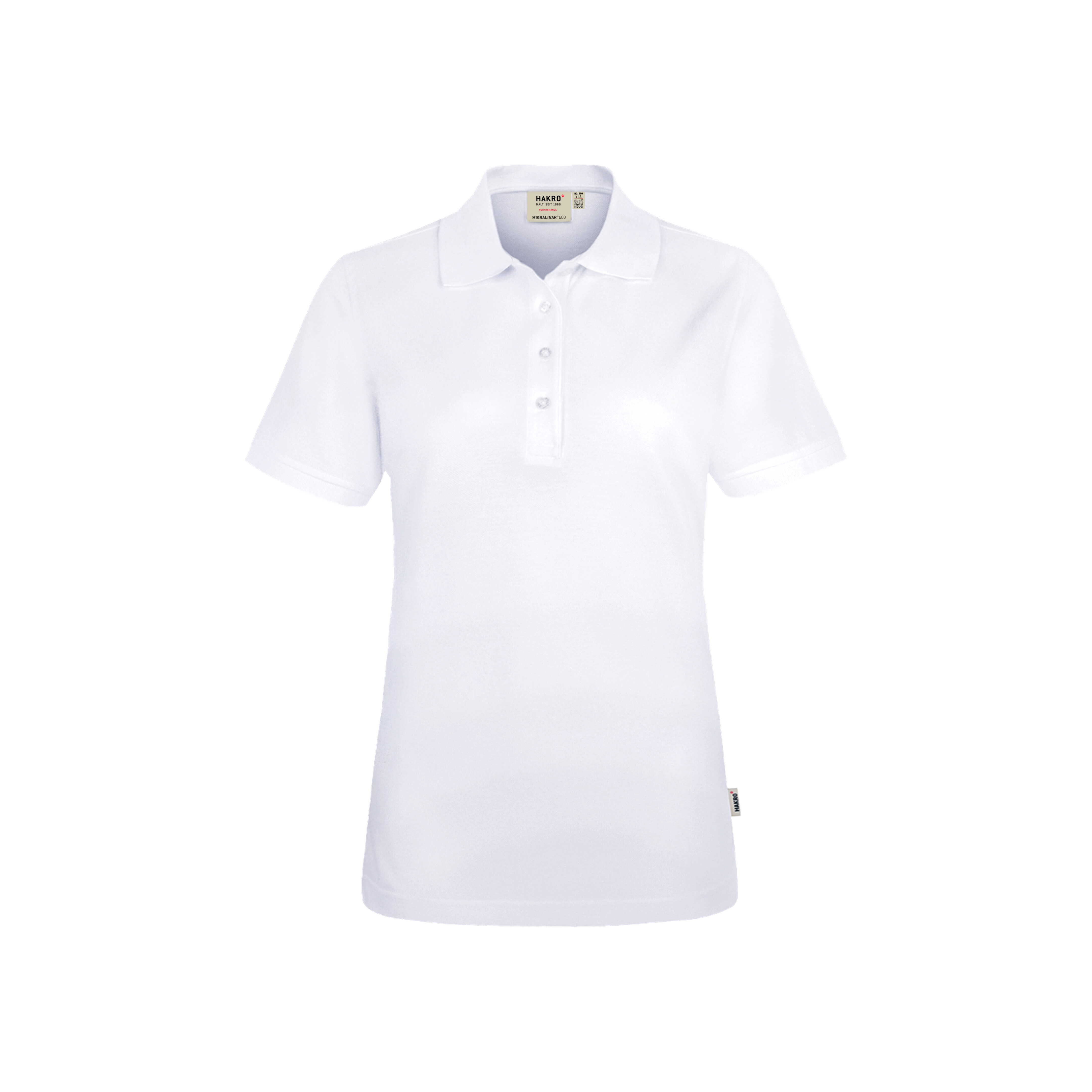 Damen Poloshirt Mikralinar ECO, weiß