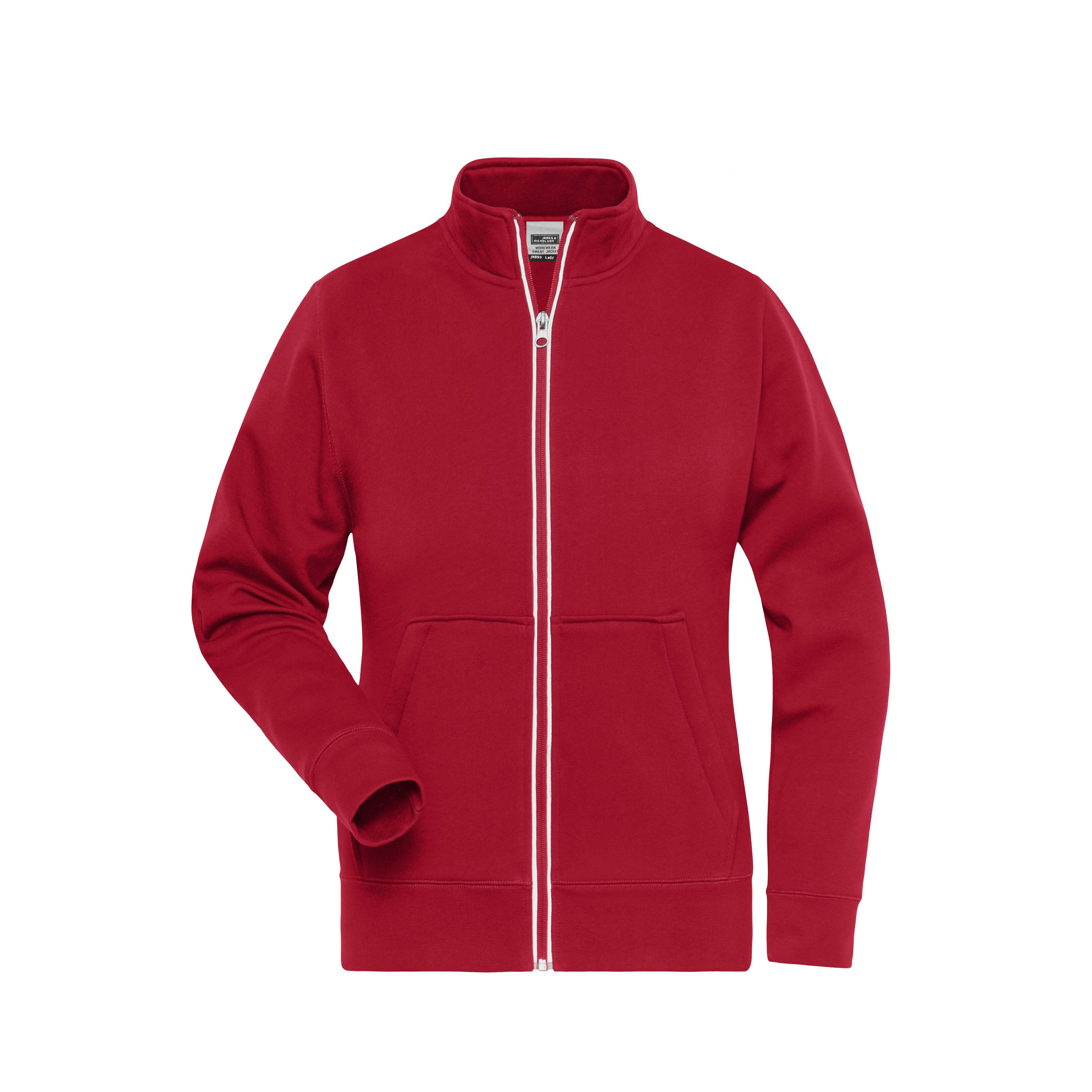 Damenjacke Solid Doubleface, rot