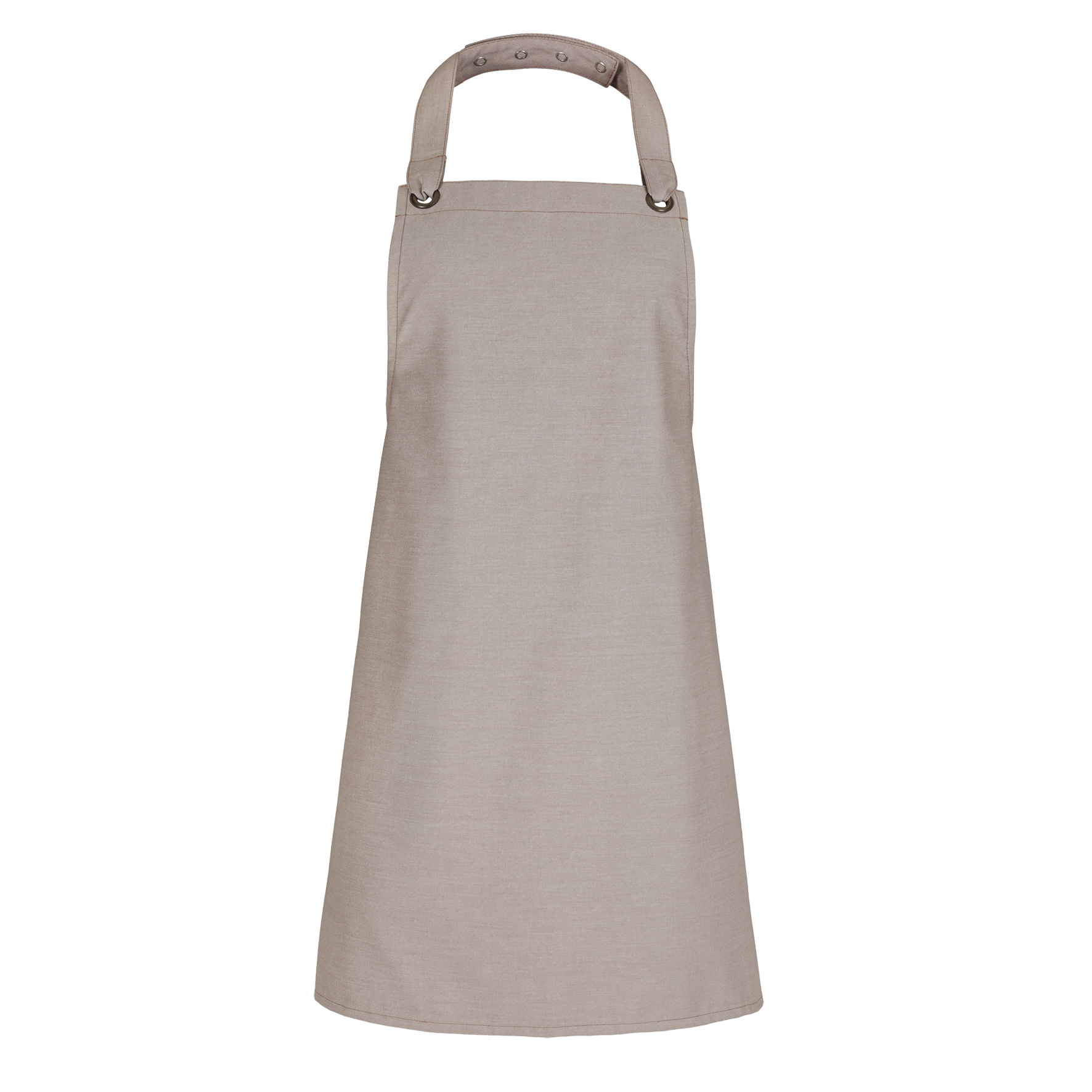 Latzschürze Emilia Gr. III:  115 x 80 cm, Jeanslook sand